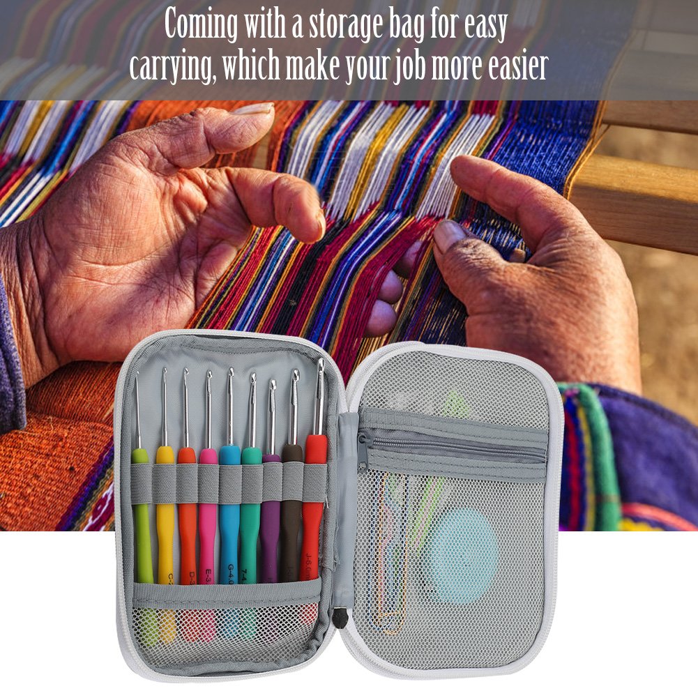 Borsa per ferri da aglia Crochet Hook Case Organizer (vuoto senza