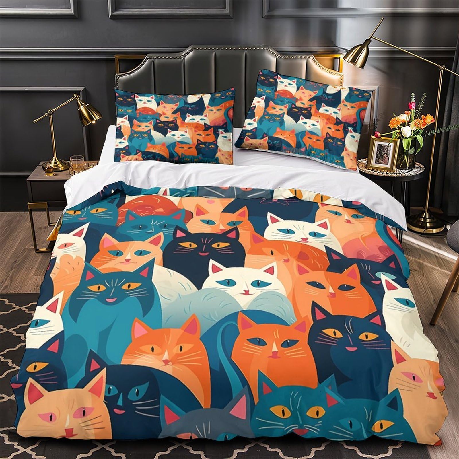 Housse de couette humour 260x220cm pour réveiller la déco de la chambre