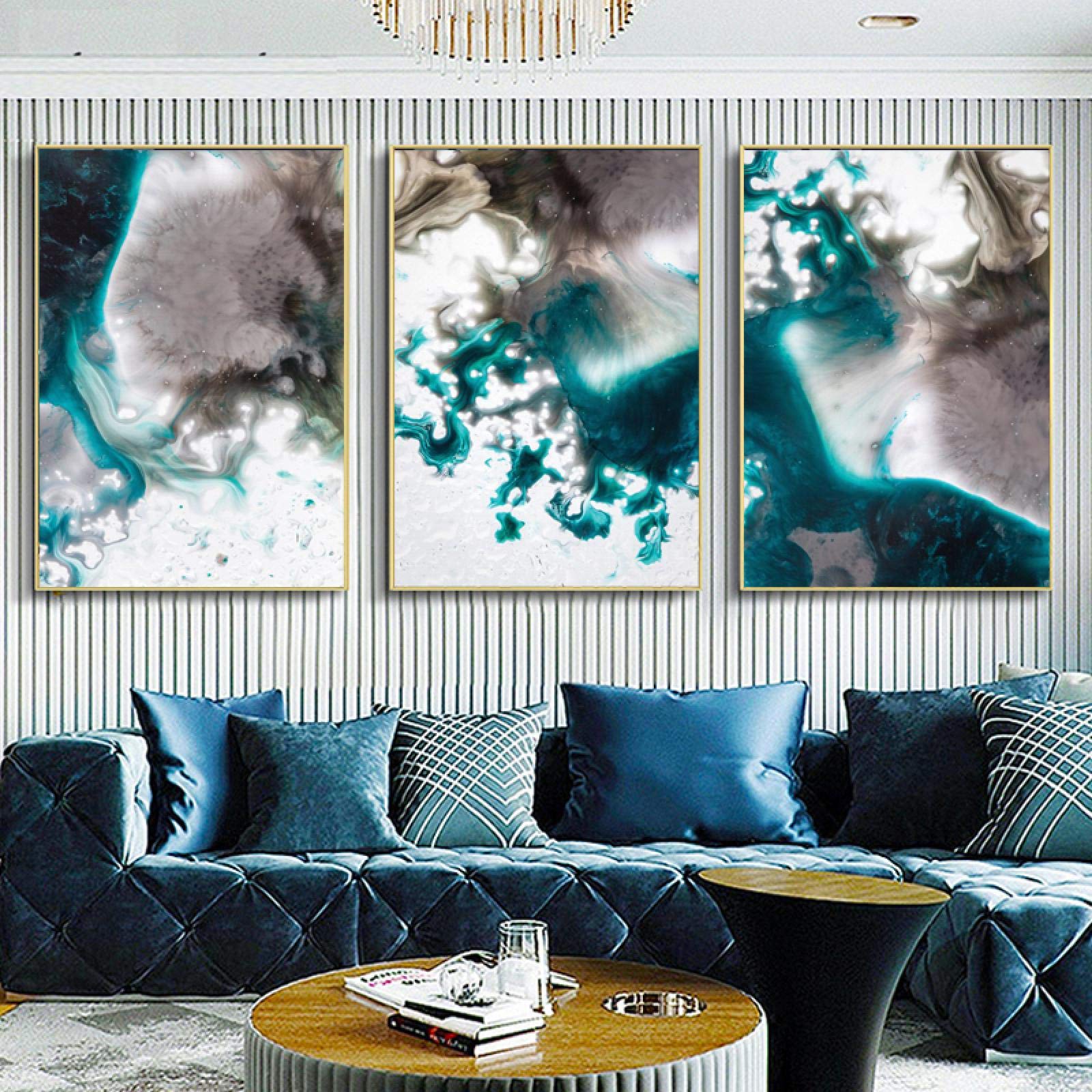 Affiches et impressions bleu marine style marin pour une décoration de salon apaisante - 8
