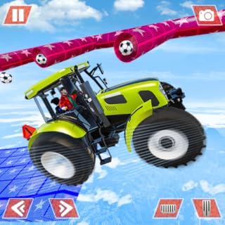 Agricultura Trator jogos GT Façanha Dirigindo Jogos, Pesado Trator Corrida Façanha Jogos, mega Rampa Trator Dirigindo GT Jogos, Pesado Trator Façanha corrida jogos