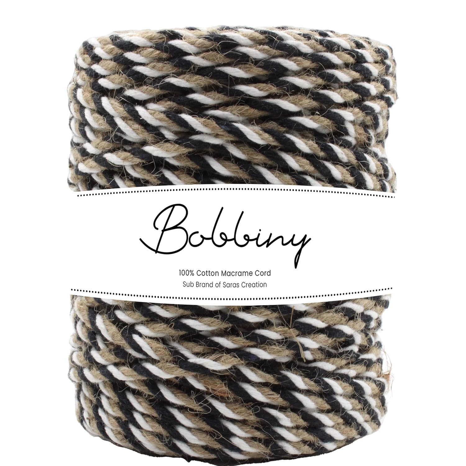 BOBBINY | Colored Strong Twisted Jute Twine Rope Linen Twine Rustic ...