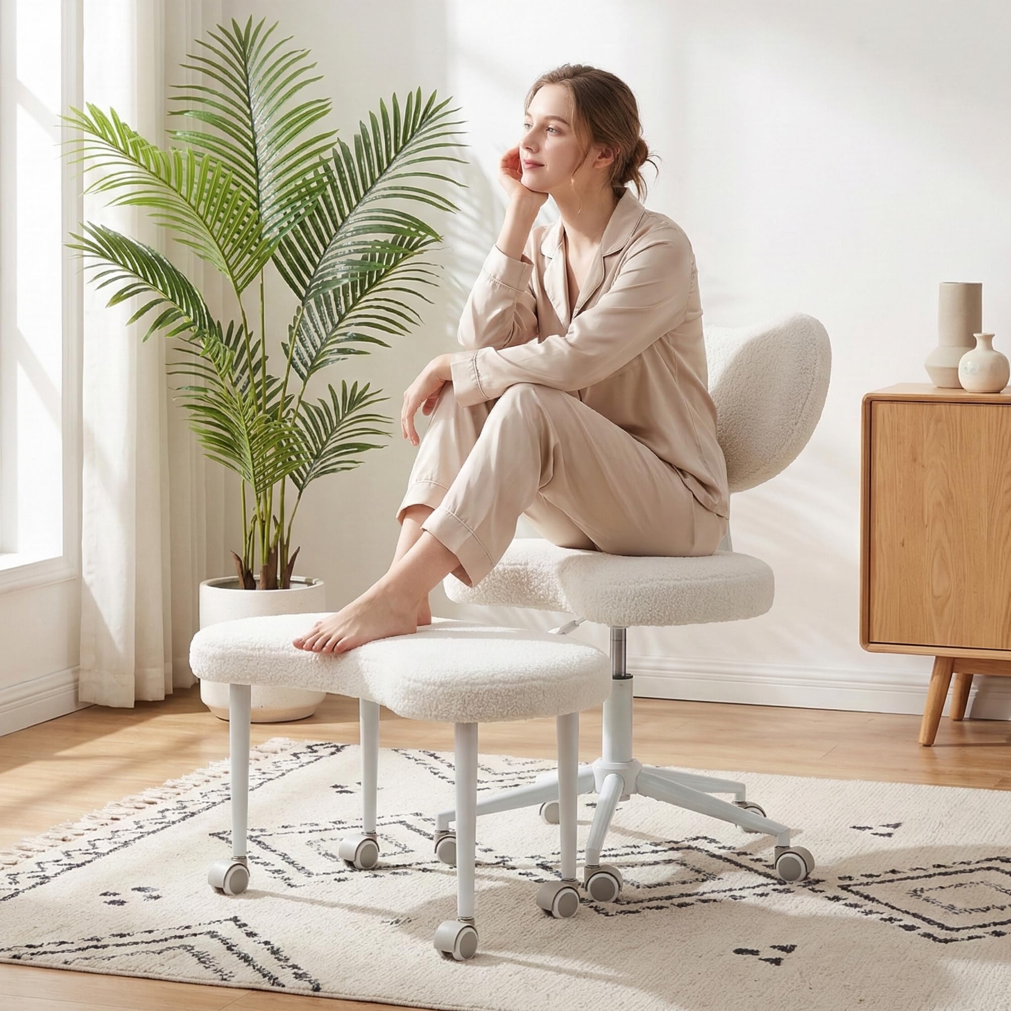 Leader Cattle Cross Legged Chair