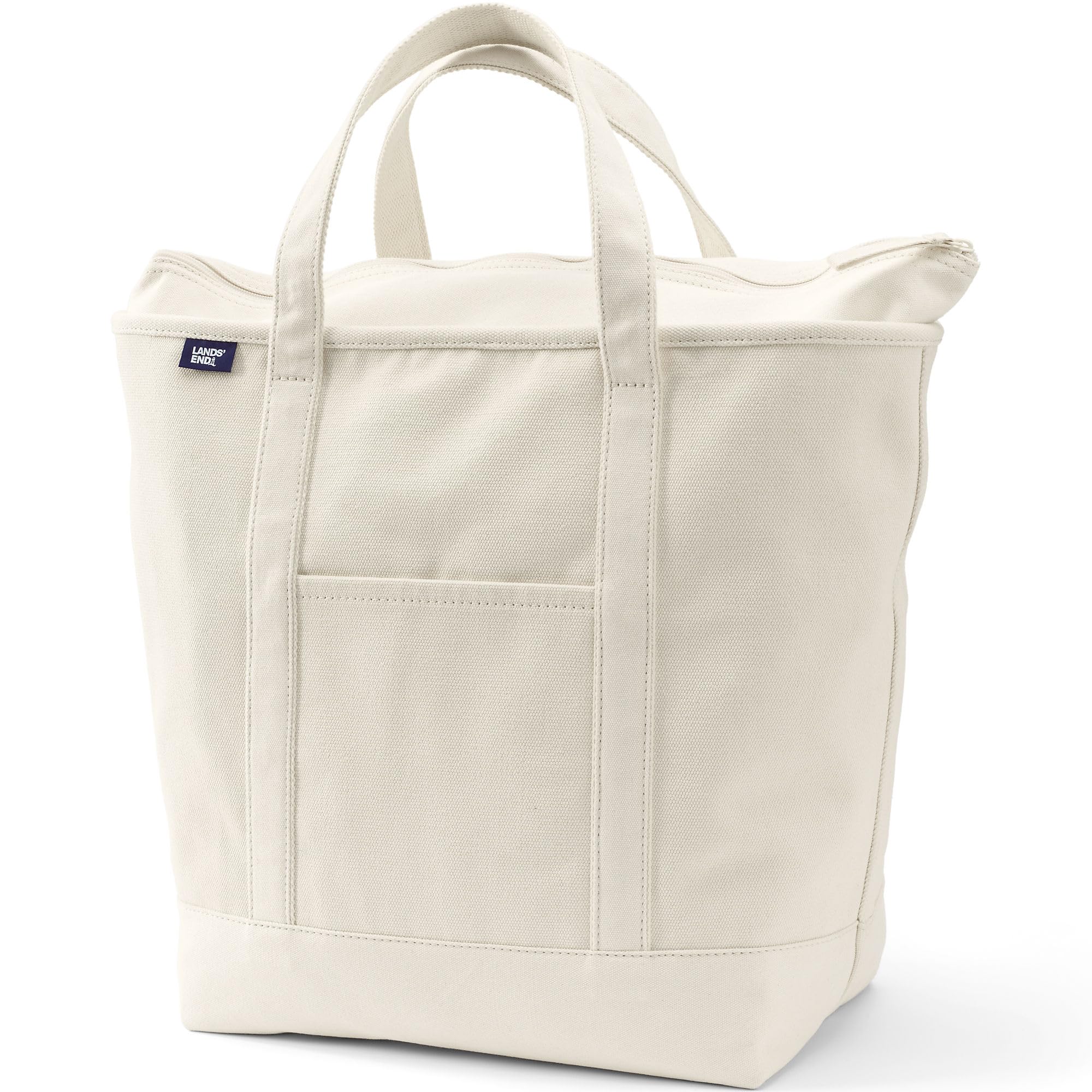 Lands' End Zip Canvas Tote