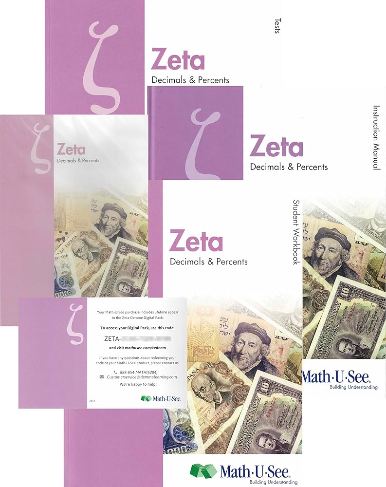 Math-U-See Zeta Level Up Base Set: Steve Demme: Amazon.com