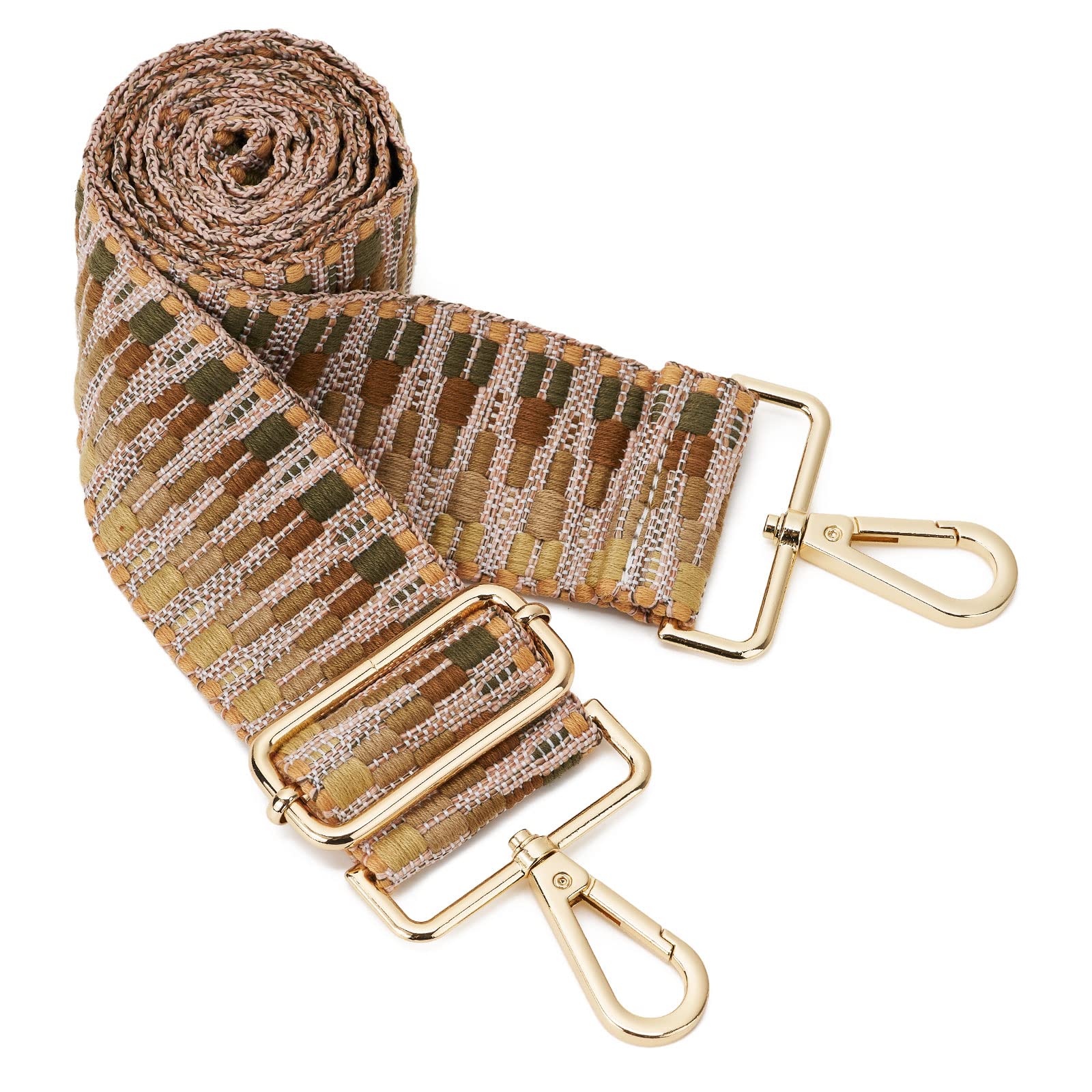 ZOOEASS Wide Shoulder Strap Adjustable Replacement Belt Crossbody Canvas Bag Handbag