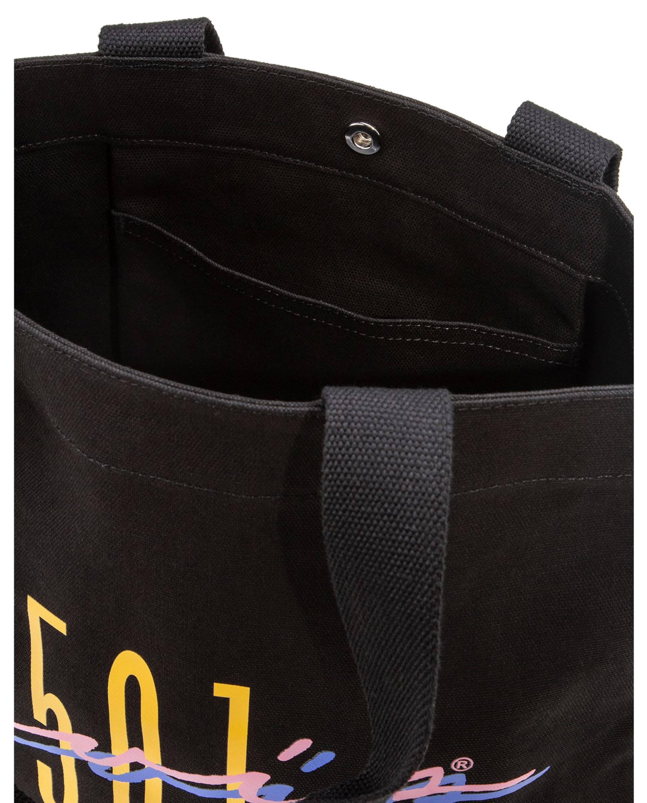 Levi's - Icon Tote Ov, Regular Black, REGULAR NEGRO EU 501, Black normal, 36.0 cm x 13.0 cm x 40.0 cm