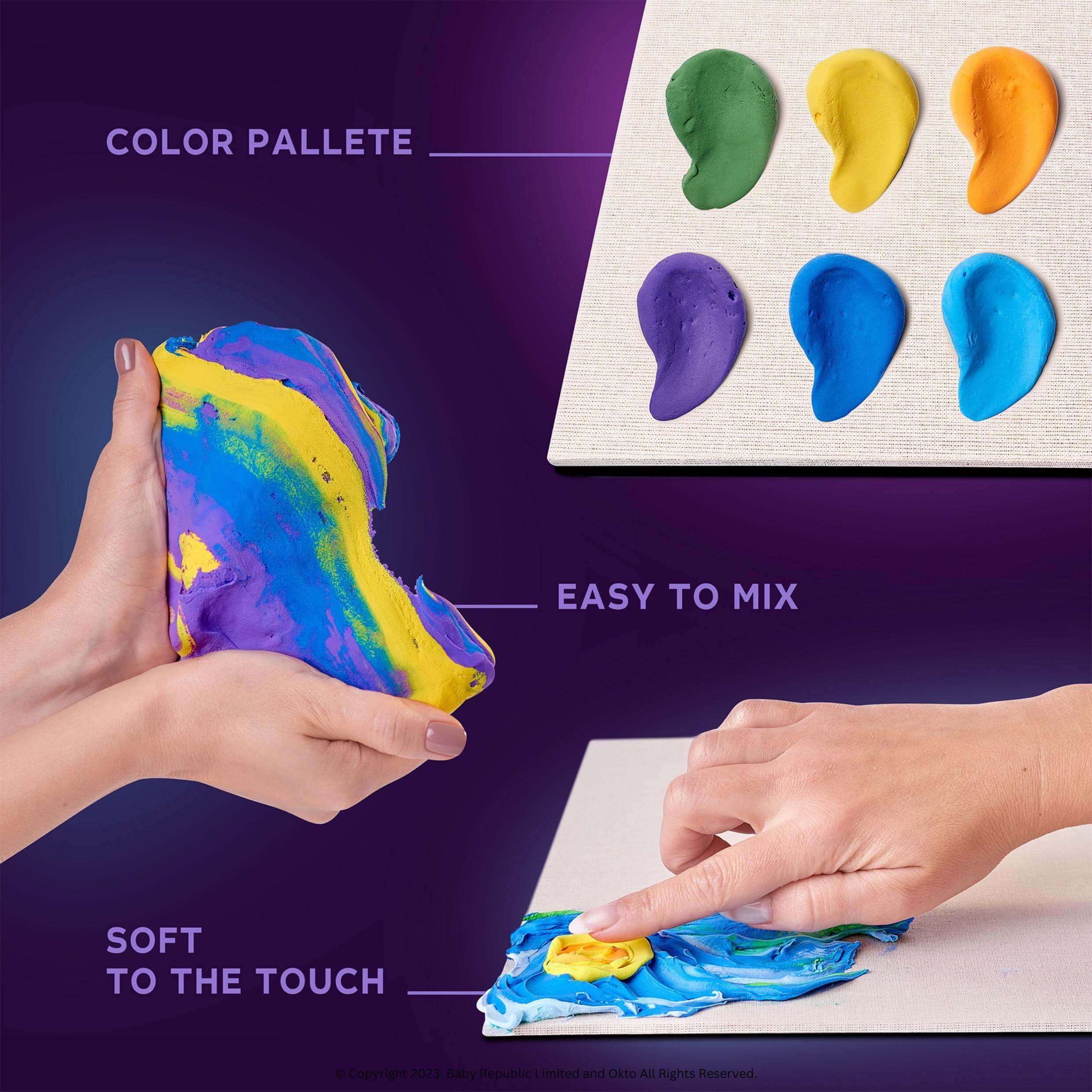 OKTO Art Kit, Blue, Starry Night - Image 4