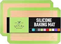Vista 11 de Zulay Kitchen Tapete de silicona para hornear, hoja de silicona antiadherente reutilizable para horno, 16.5 x 11.6 pulgadas, gris oscuro