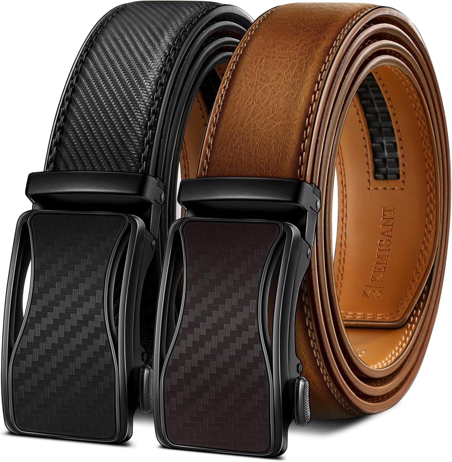 Cintura Made In Italy Cintura Uomo BELTINGER Pelle Bovino - Denim