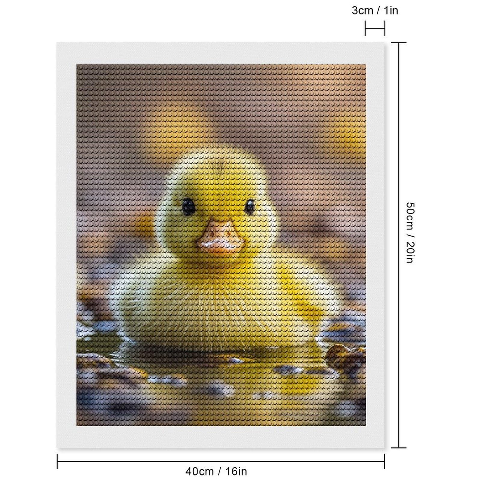 Amazon.com: QMKFWT Cute Ducks Diamond Art Wall Kits Round Full