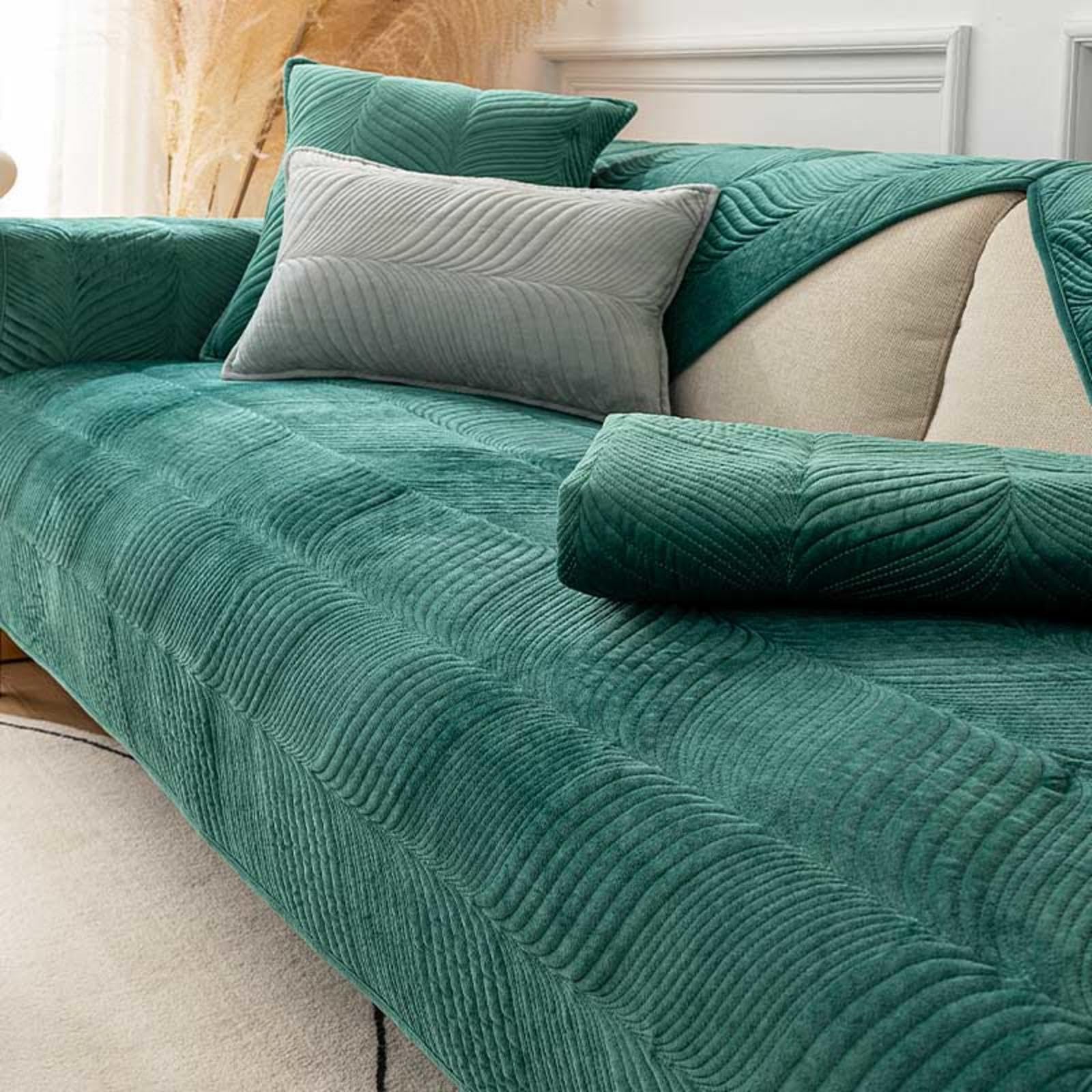 MTHGH Funny Fuzzy Corner Non Slip Sofa Cover Velvet Sofa Covers Waterproof Sofa Slipcovers Couch Covers Apply To L Shape 1 Seater 2 Seater 3 Seater 4 Seater Sofa,#2-110x110cm