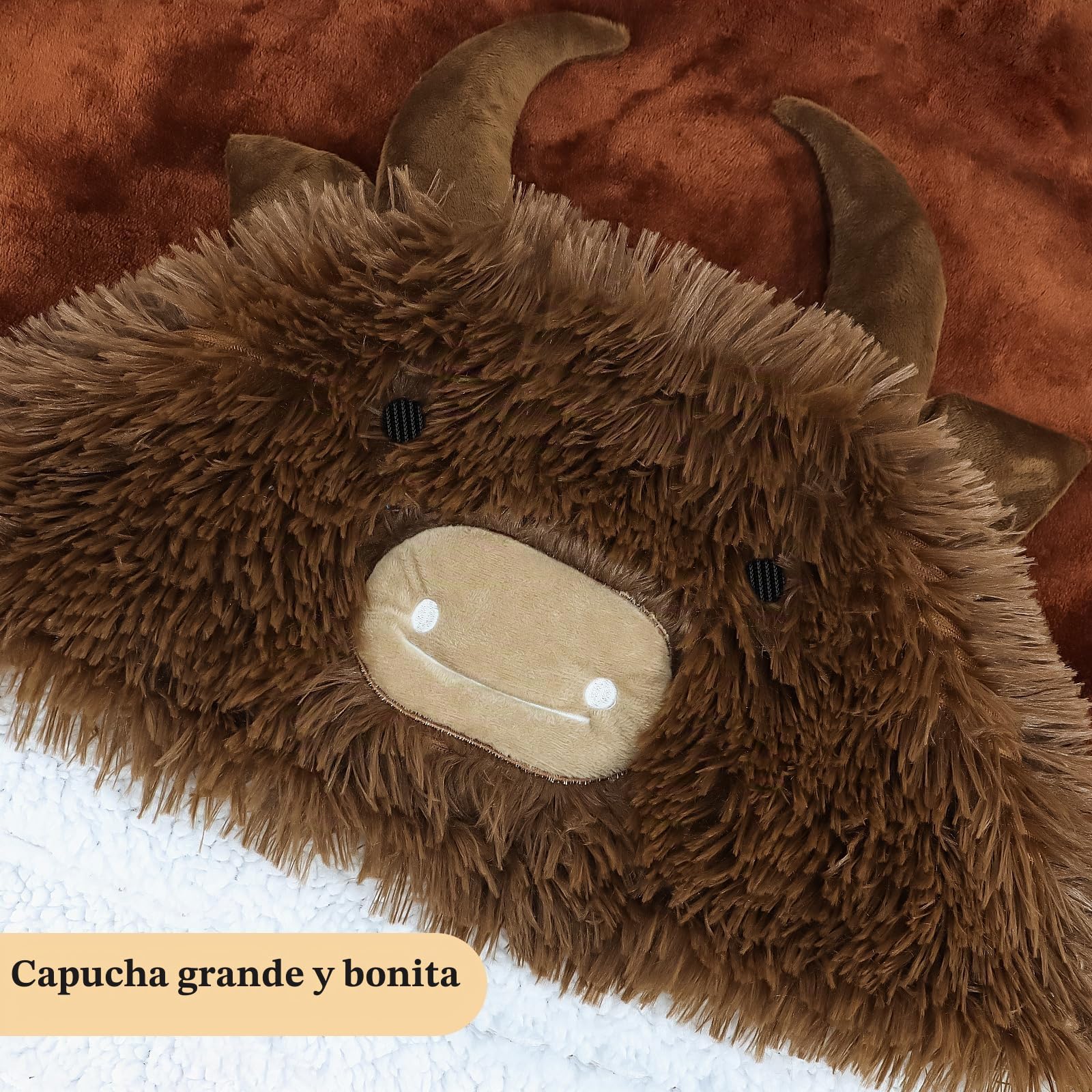 Manta con capucha para adultos, manta de gran tamaño con capucha para mujer, manta de regalo para cumpleaños, 160x130cm