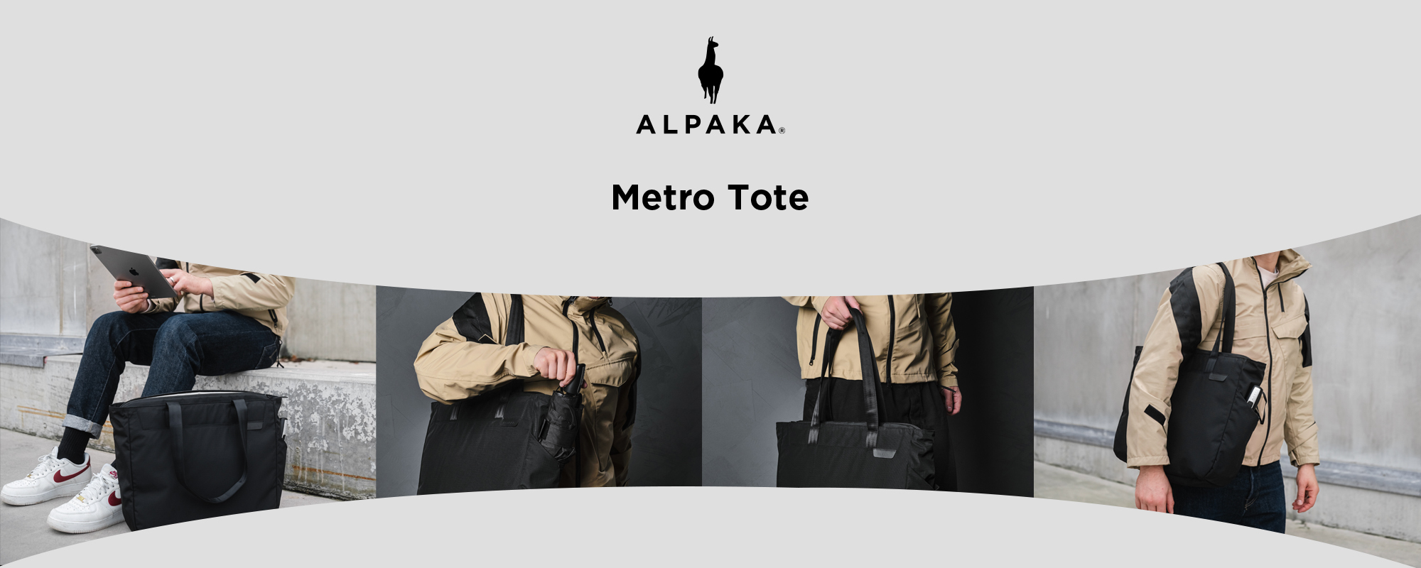 Amazon.com: ALPAKA Metro Tote 14L Water-Resistant Zipper Tote Bag
