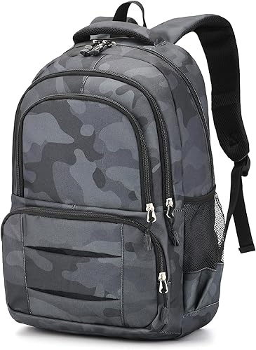 rickyh style Mochila escolar bolsa de viaje para hombres y mujeres, mochila ligera para la universidad con compartimento para laptop, 22Shenhui,