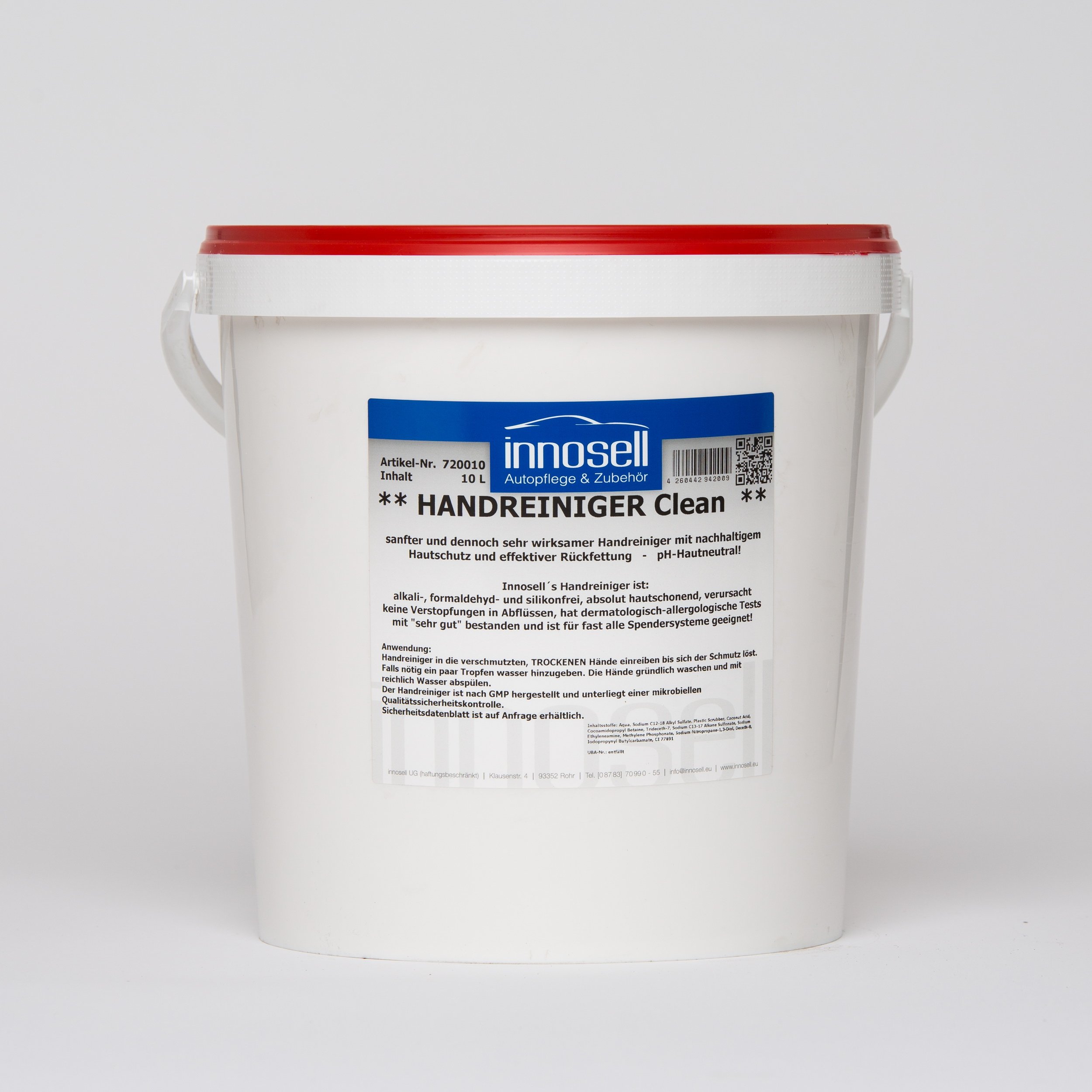 Handreiniger Clean Handwaschpaste mit Doppelwirkung mild und dennoch kraftvoll 10 L