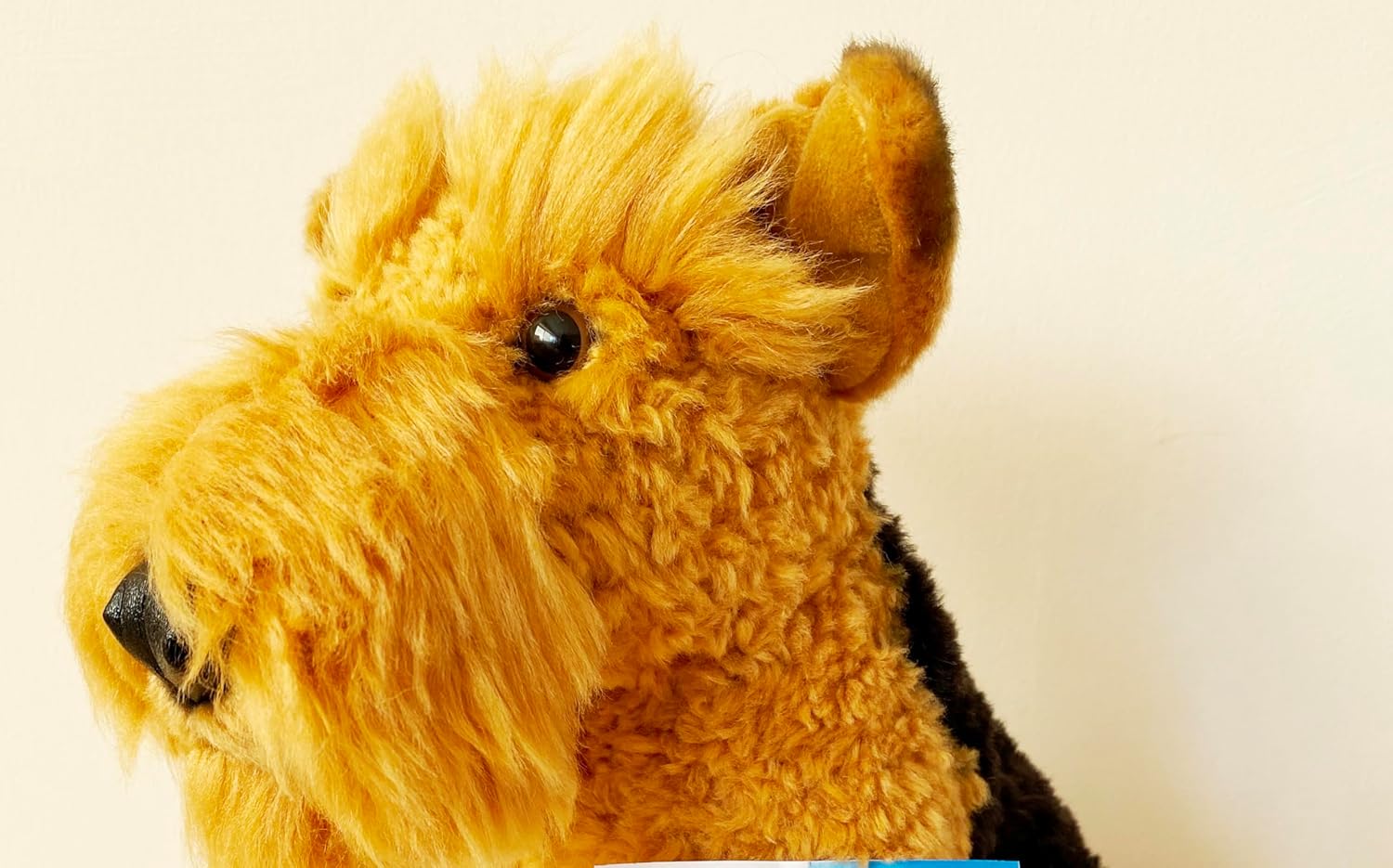 Airedale Terrier 12" Plush Toy Dog Plushie Can Be Personalized & Customized With An Engraved Tag, Collar and Stunning Gift Wrap