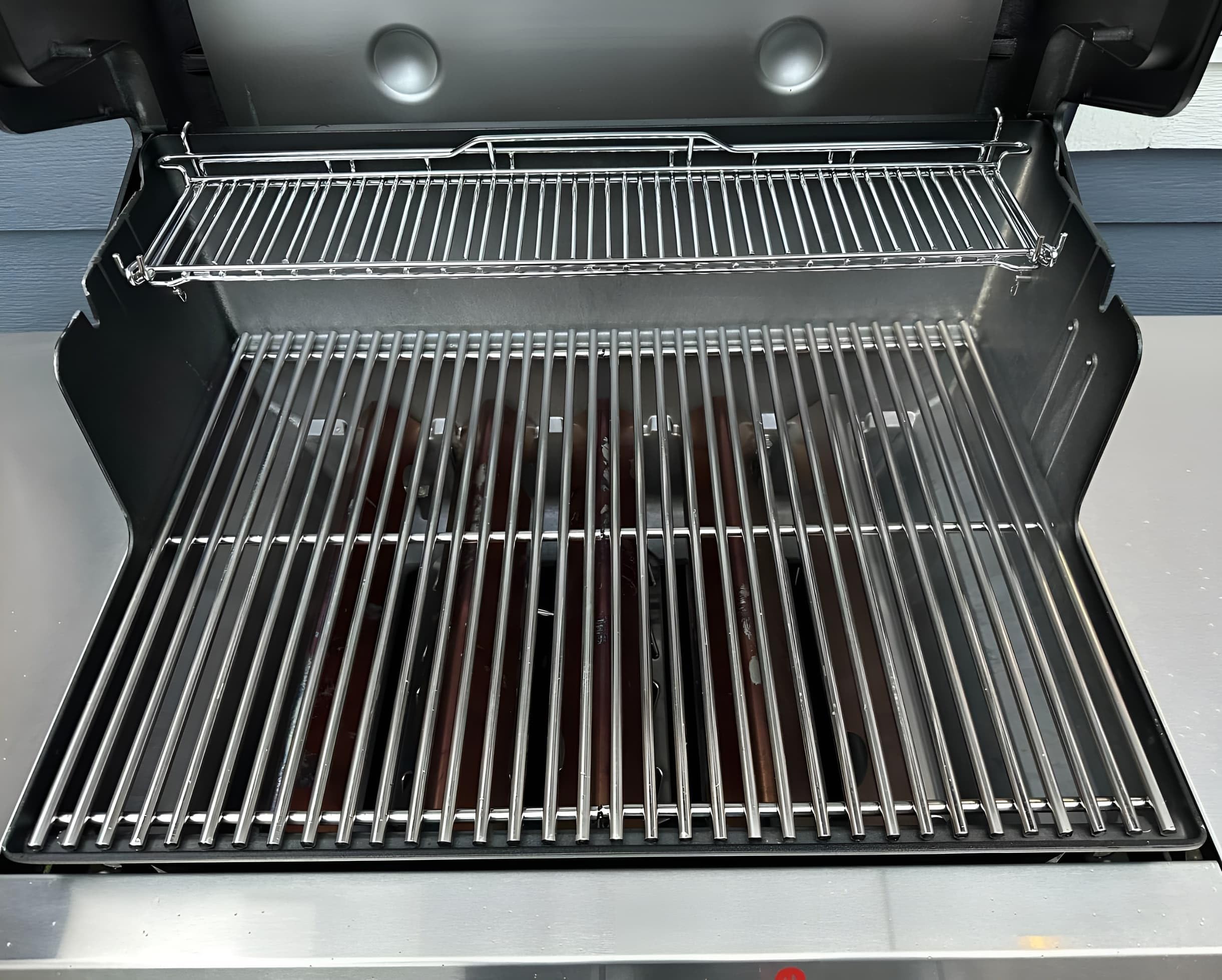 Ruszt do grilla gazowego 44,5 cm do grilla Weber Spirit serii 300, 7638 7639 ruszt do gotowania ze stali nierdzewnej zamiennik do Weber Spirit 700, srebrny/złoty/platynowy B & C,