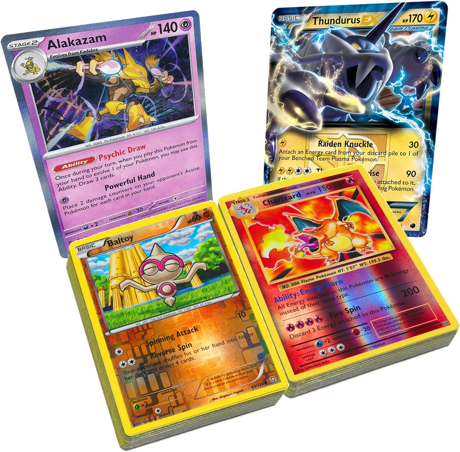 100 Reverse Holofoil Pokemon TCG Cards Assorted Lot + 4 Bonus Holos