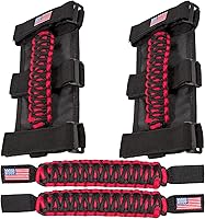 Vista 1 de Asas de agarre de barra antivuelco+mango de agarre para reposacabezas para Jeep Wrangler YJ TJ JK JKU JL JLU Sport Sahara Freedom Rubicon Unlimited