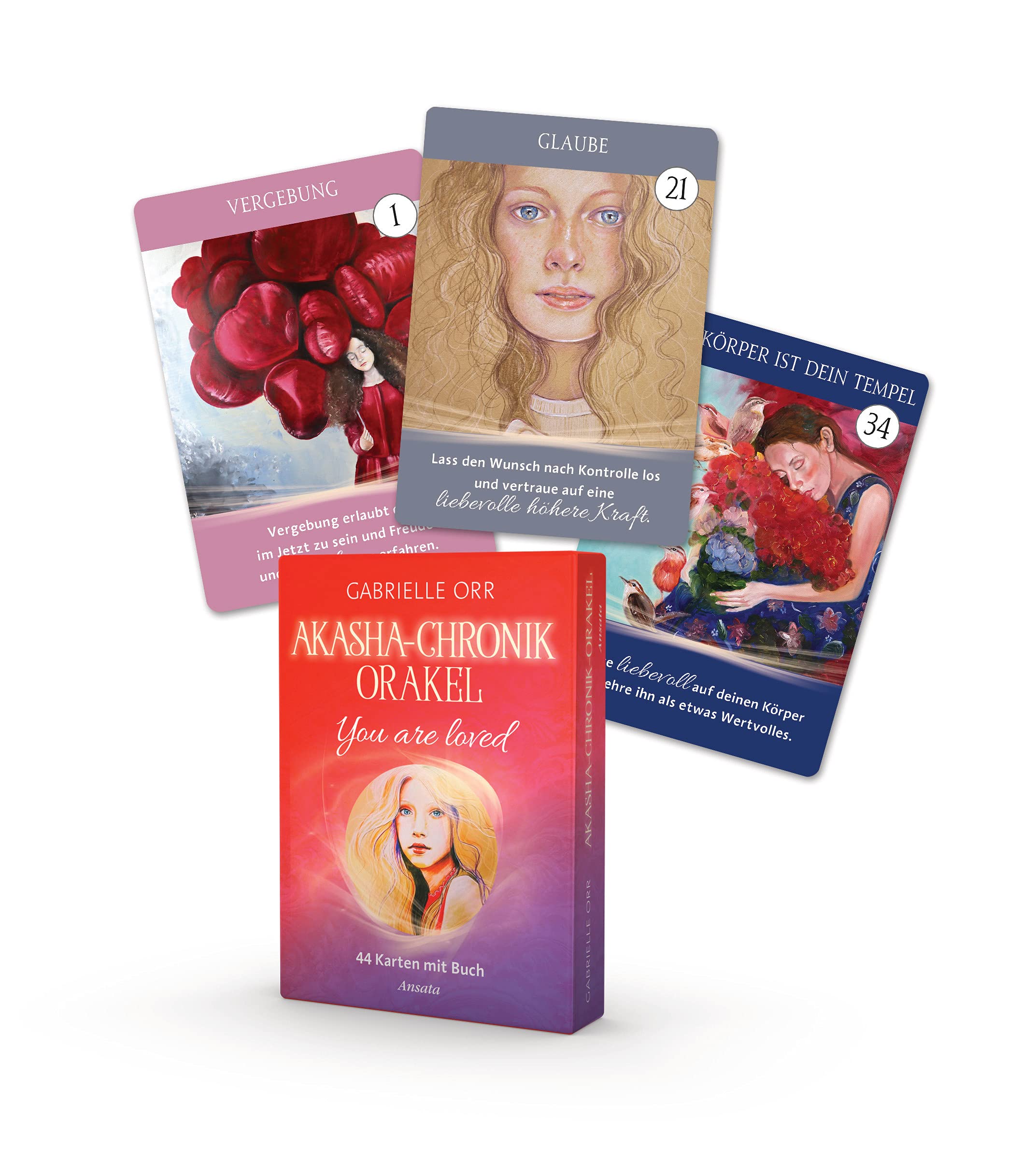 Akasha-Chronik-Orakel: You are loved. 44 Karten & Buch mit 160 Seiten
