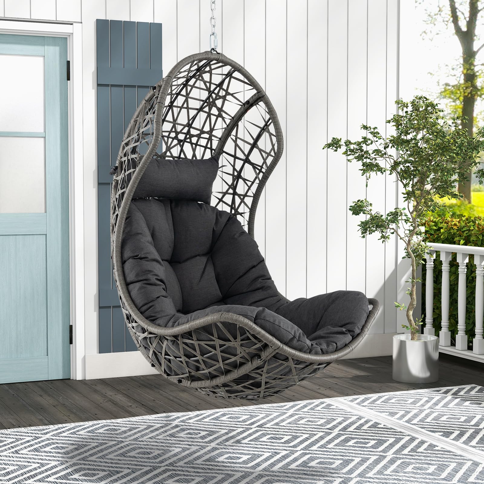 hängematte ohne gestell ikea Giantex Swing Egg Chair Outdoor Da.-Trek-Rucksack Make II CT Category:Kinder Jugend_38Tx152mm Farbe:Transparent Lila-A
