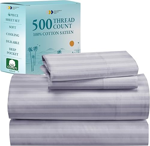 Miniatura 10 de California Design Den - Juego de sábanas de 500 hilos