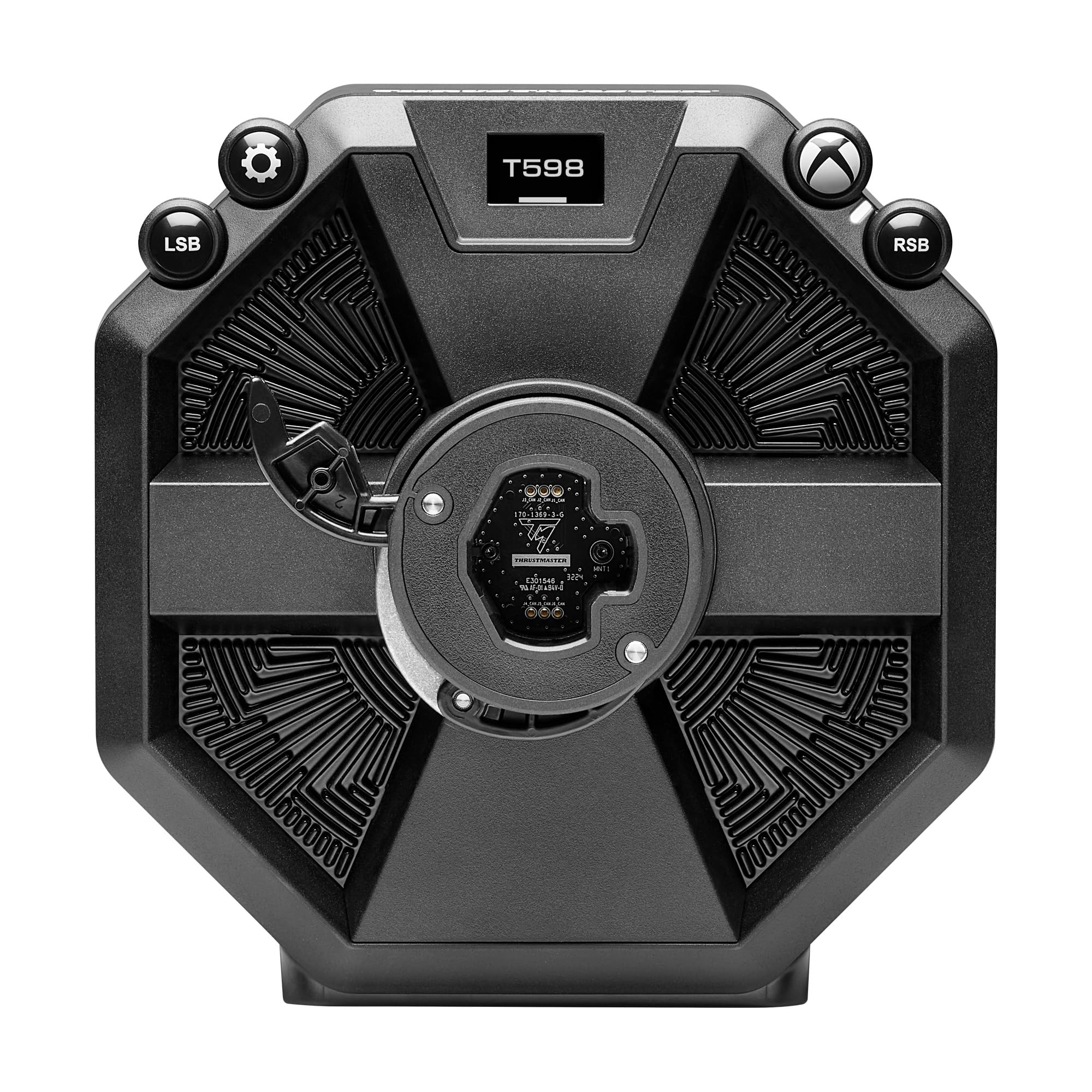 Thrustmaster T598 – Volant de Course Direct Axial Drive pour Xbox Series X|S, Xbox One et PC – Retour de Force Nouvelle Génération – Précision Absolue – Pédalier Raceline Inclus – Noir