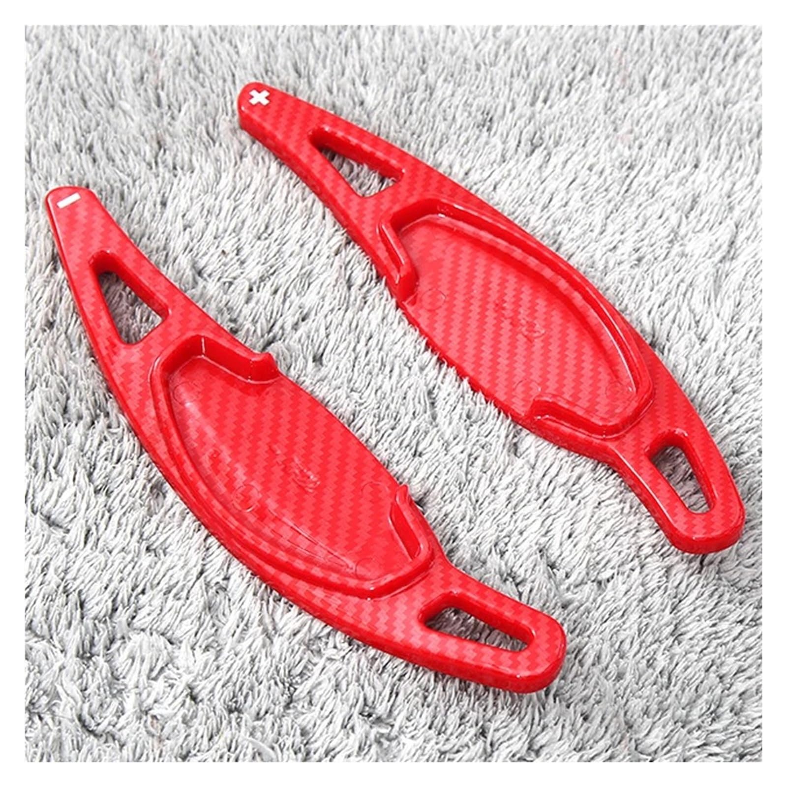 XZCVTYW for Accord CRV Civic 11th Gen Sport RS 2022 2023 Car Paddle Shifter Extension Shift Paddle Wheel Shift Paddle Shifter Extension(Carbon Fiber Red)