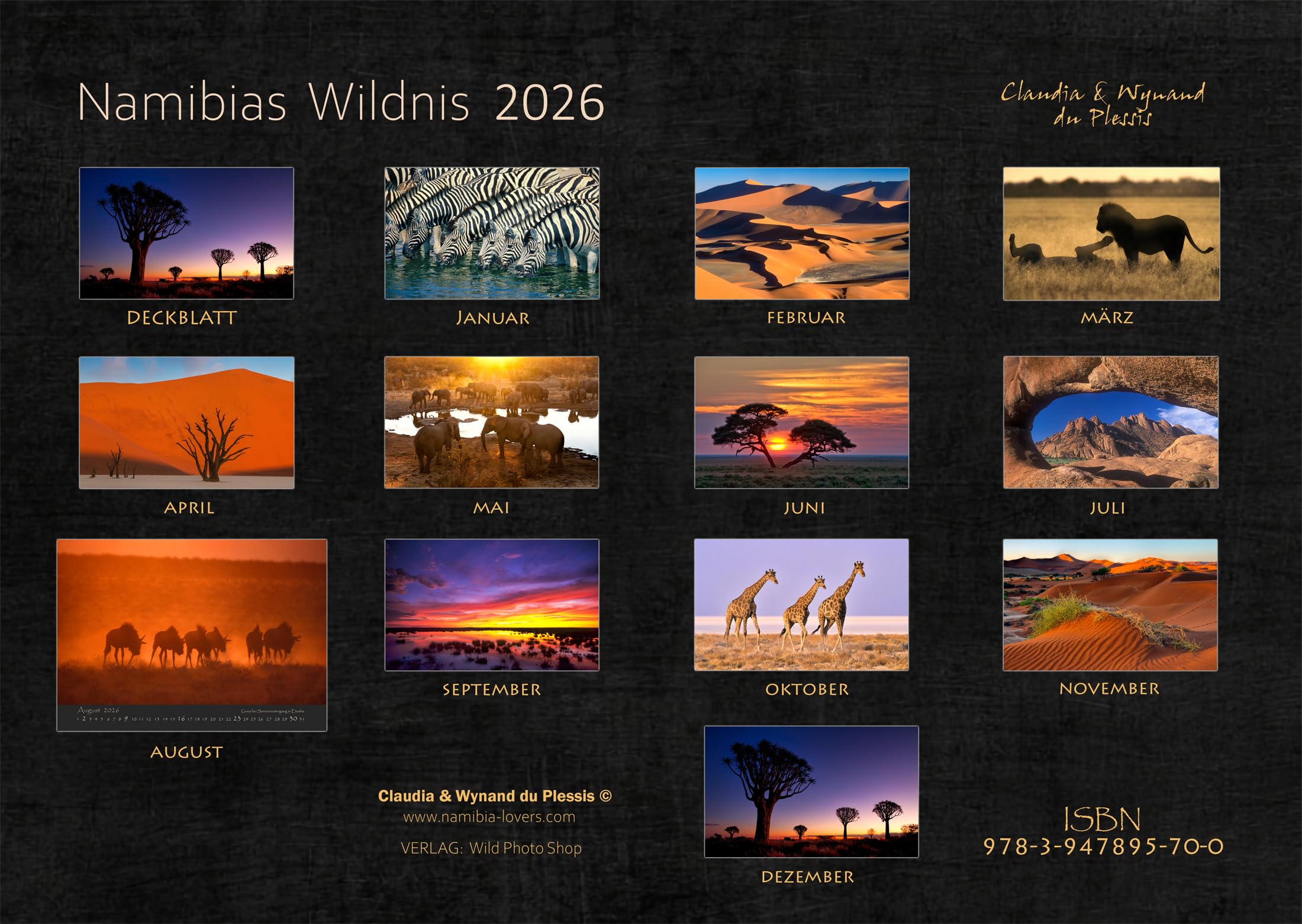 NAMIBIAS WILDNIS 2026: Atemberaubende Landschaften & Wildtiere | A2 Namibia Wandkalender mit traumhaften Naturfotografien | Die Magie Afrikas für Ihr Zuhause und als perfektes Geschenk