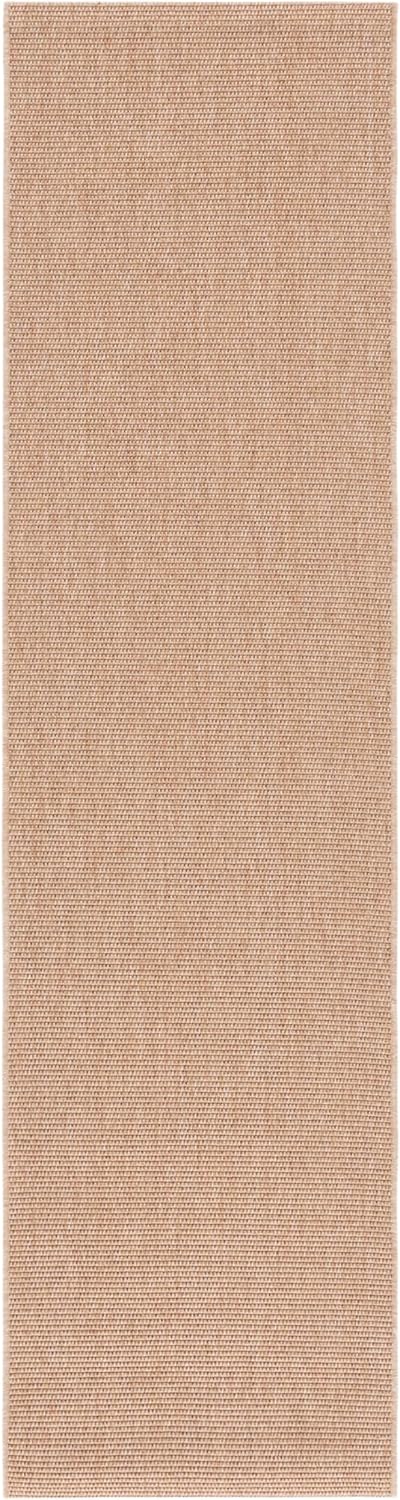 SAFAVIEH Washable Rug Outdoor Sisal All-Weather Collection - 2'2" x 6'7", Natural, Non-Shedding & Easy to Clean, Ideal for Patio, Backyard, Mudroom (SAW642B)