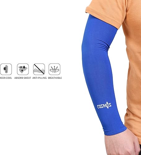 Miniatura 2 de Cosmos Cooling Arm Sleeves Sun Sleeves UV Protection Arm Covers for Bike Cycling Running Hiking Driving Golf Outdoor Sports