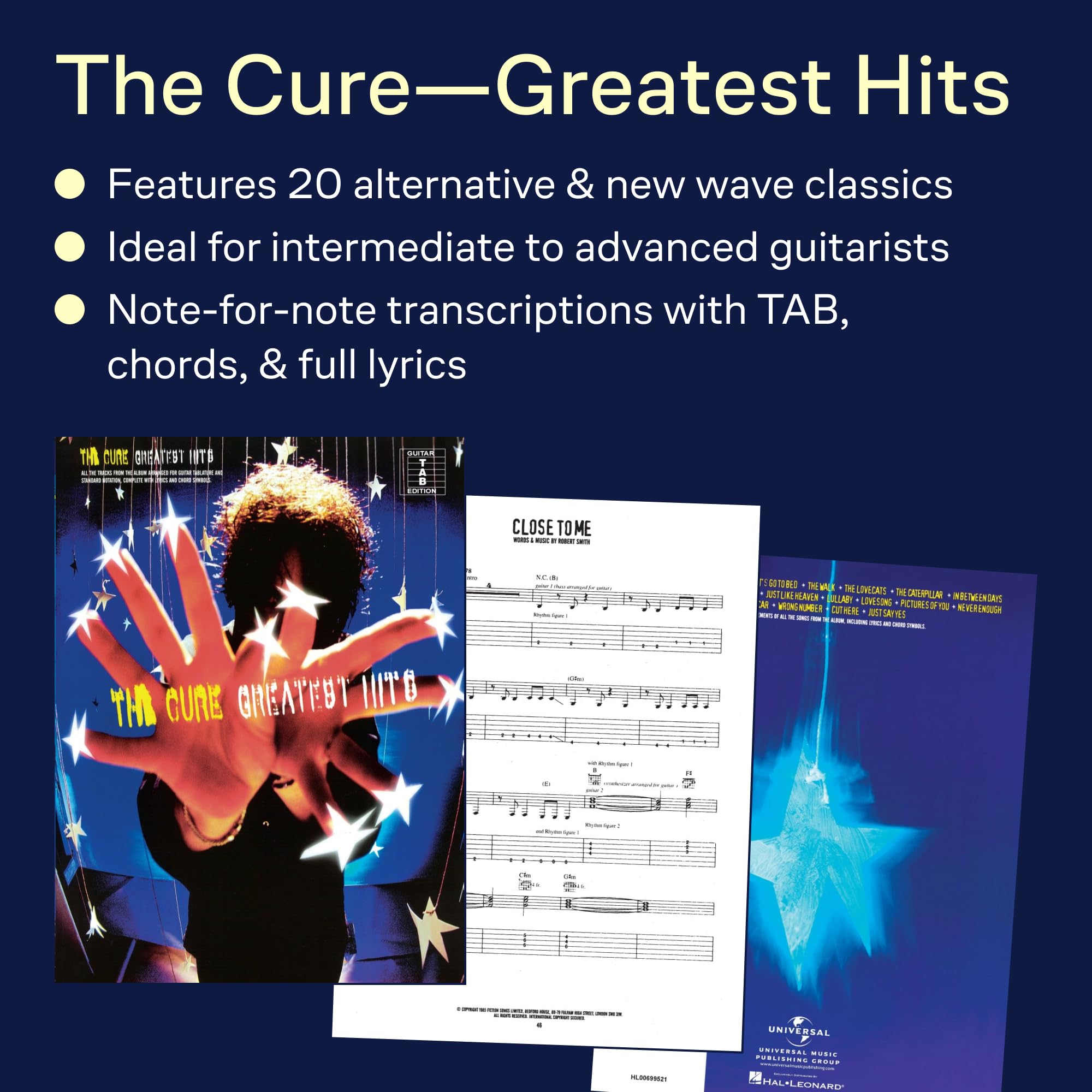 The cure - greatest hits - guitar recorded version: Guitar Tab