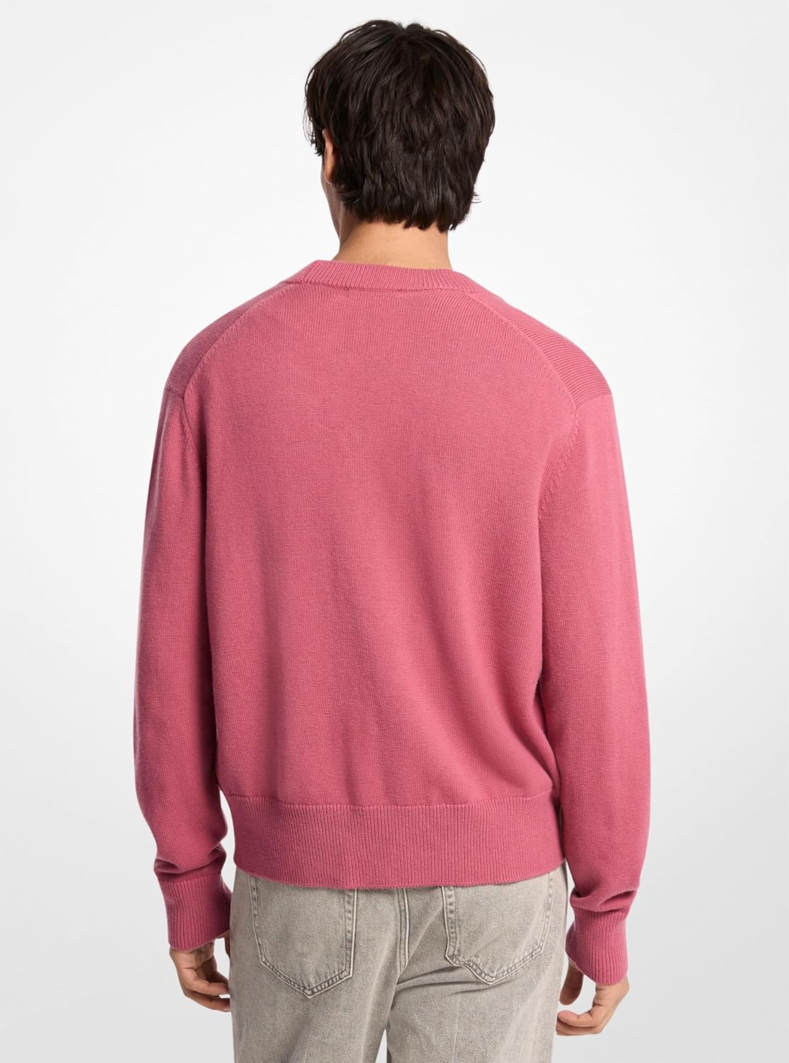 Michael Kors Mens Long Sleeve V-Neck Sweater - Image 2