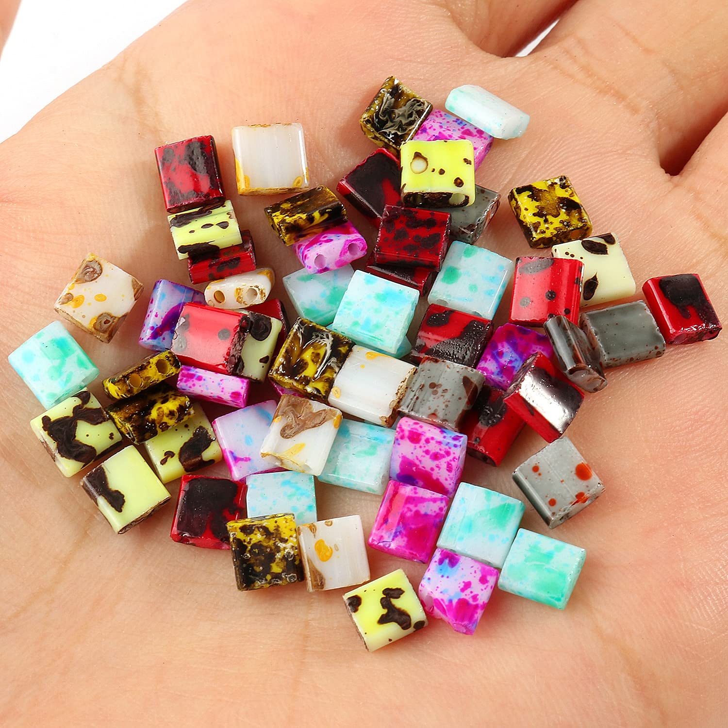 Cuentas de dos agujeros, For DIY Jewelry Bracelets Making Accessories(16)