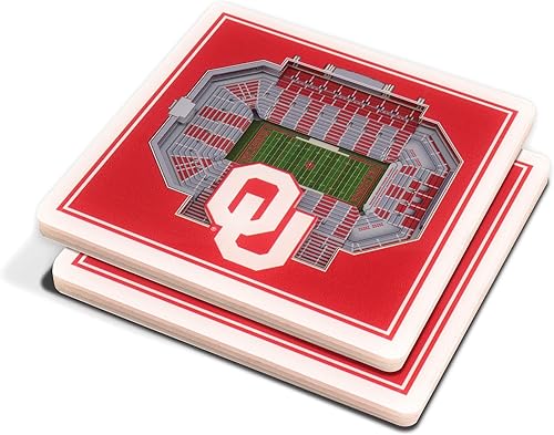 YouTheFan NCAA - Posavasos con vista de estadio en 3D