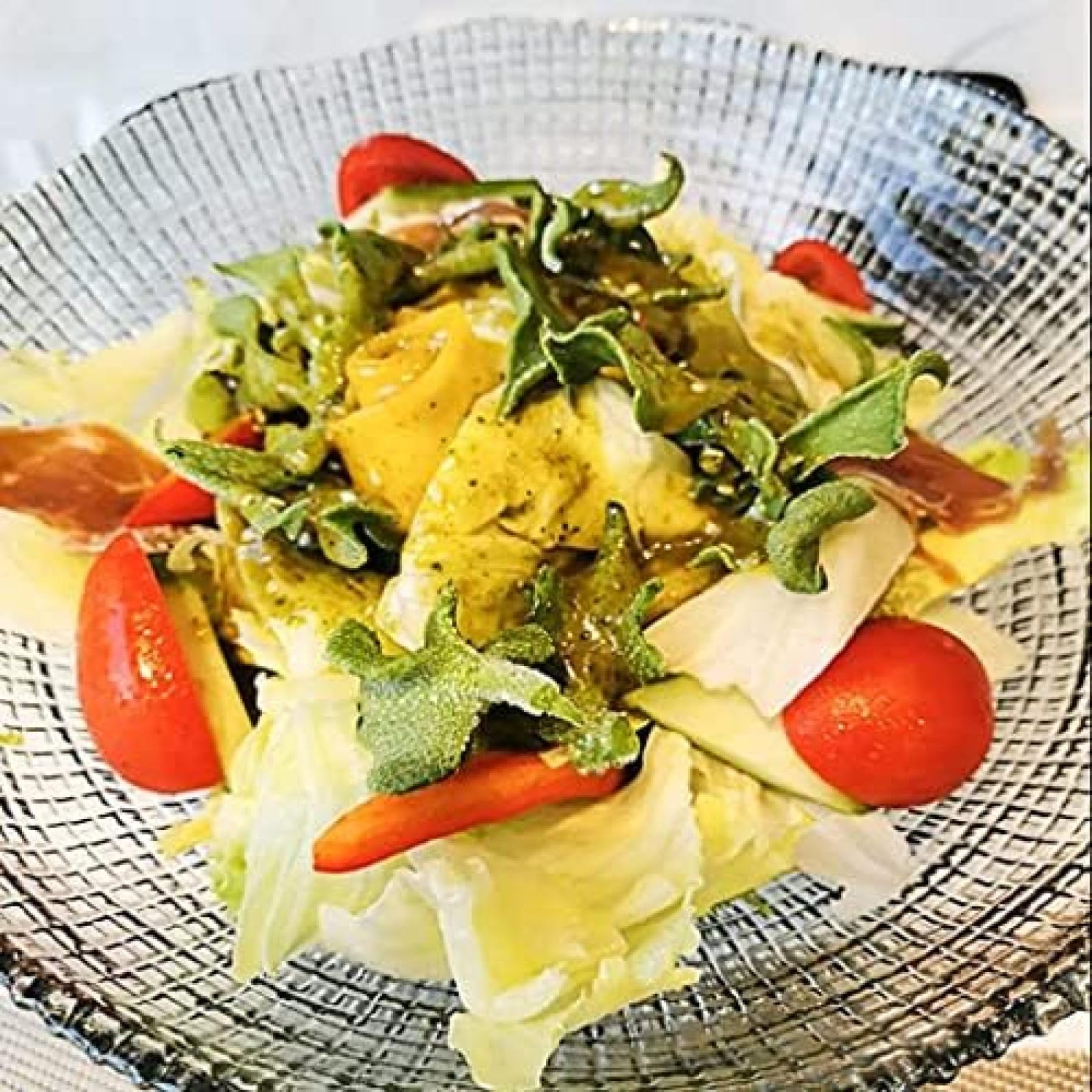 Insalatiera Ciotole Per Pasta Ciotola Di Vetro Insalatiera Insalatiera Per Interni In Vetro Posate Per La Tavola Ciotola Alta In Vetro Sashimi Piatto Per Verdure Ciotola Alta Tonda In Vetro Zuppe