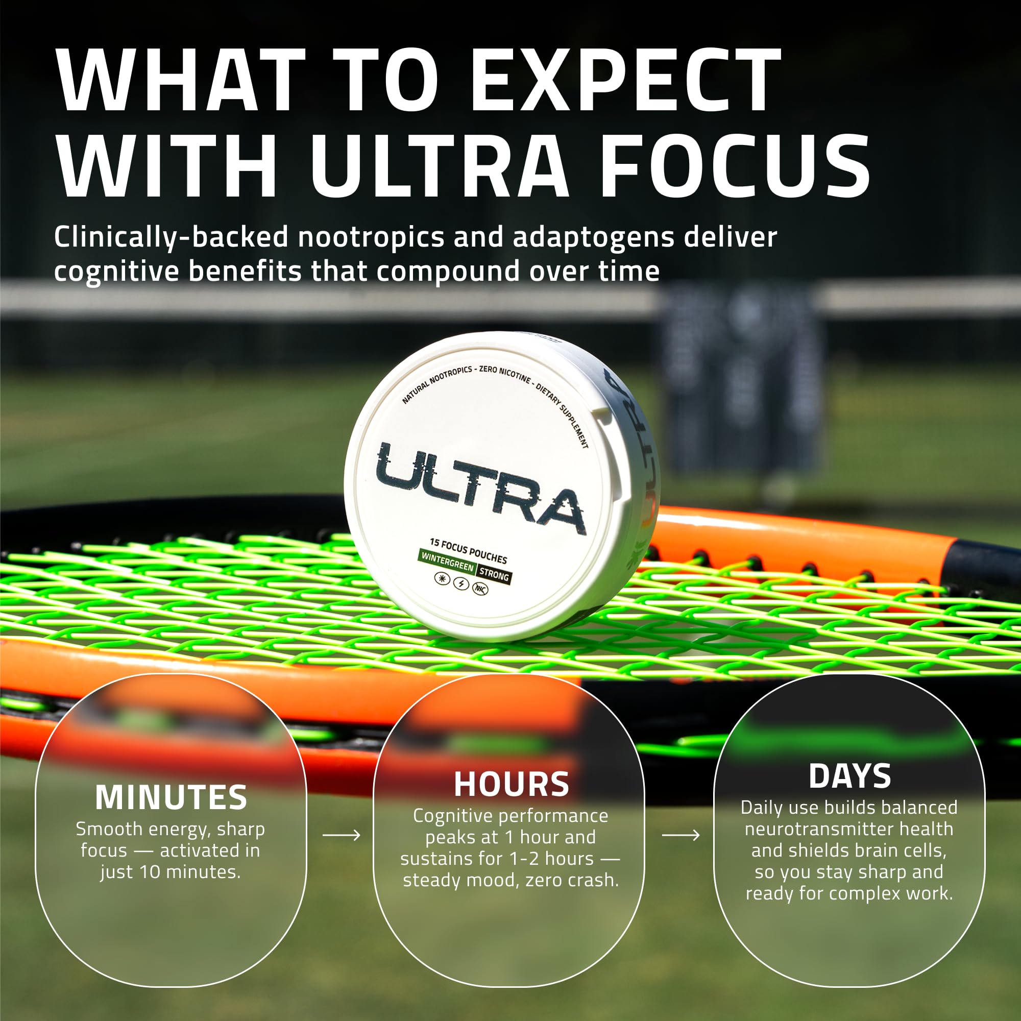 Ultra Focus Pouches (Tropical Pack, 3 Cans) Nicotine and Caffeine Free — Amazon image 5