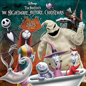 2025 Disney The Nightmare Before Christmas Wall Calendar