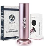 Upgraded 2025 Electric Foot File – Callus Remover for Women & Men with Adjustable Speed, 60 Sanding Pads & Dead Skin Exfoliation – at-Home Pedicure Tool for Dry, Cracked Feet (Pink)