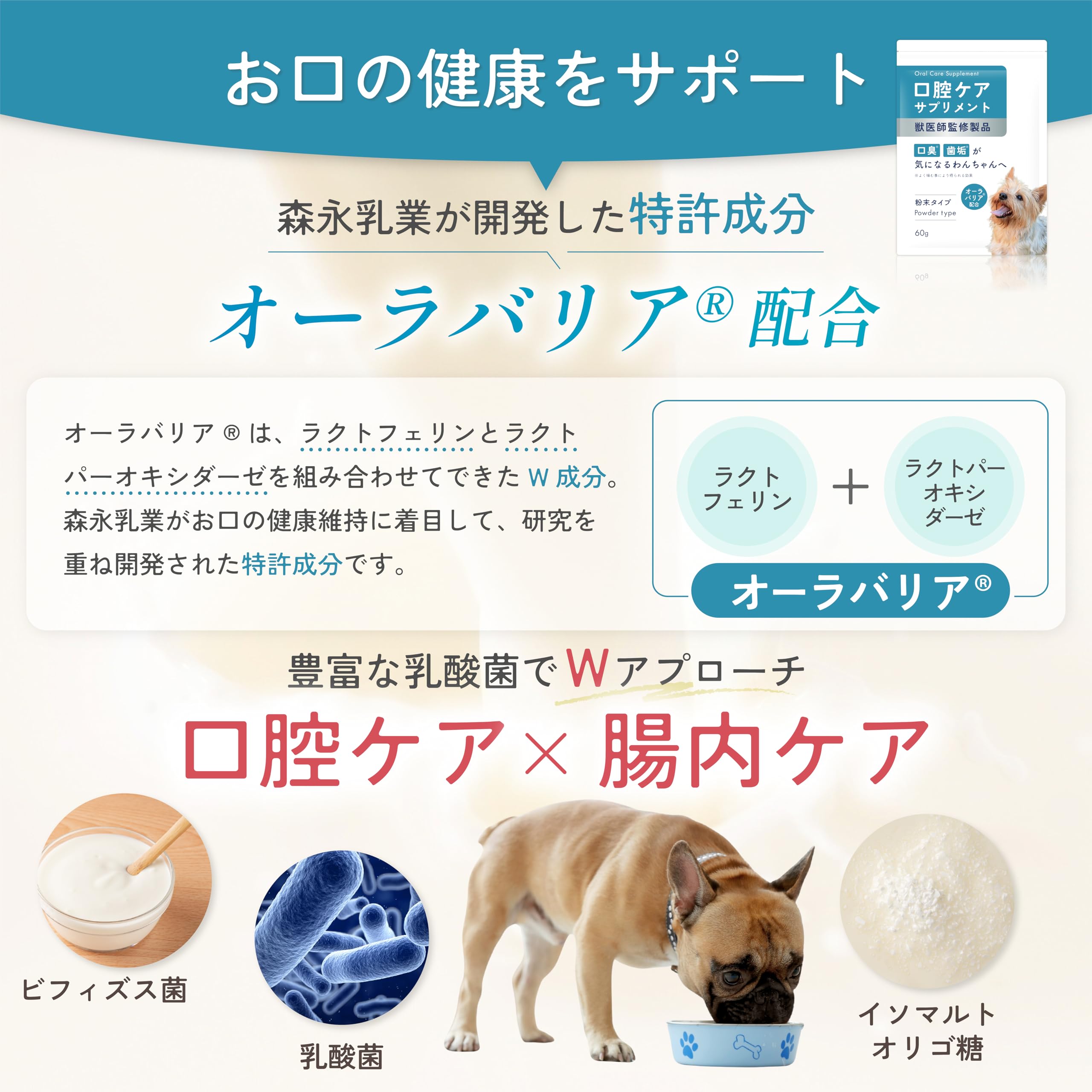 Amazon.co.jp: 【獣医師×管理栄養士監修】 犬用 口腔ケア サプリ