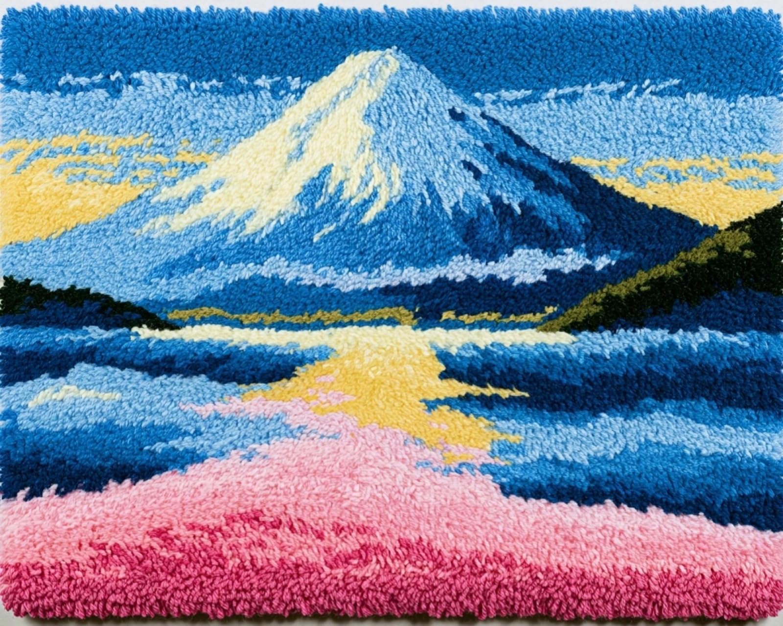 Wallphantom Latch Hook Craft Kits,Mount Fuji, Japan