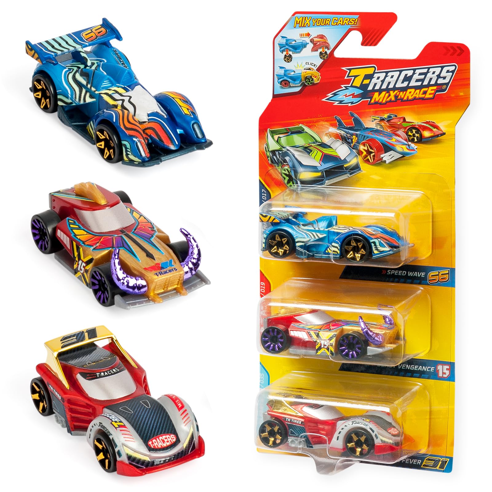 T-Racers Mix ´N RACE 3 Pack
