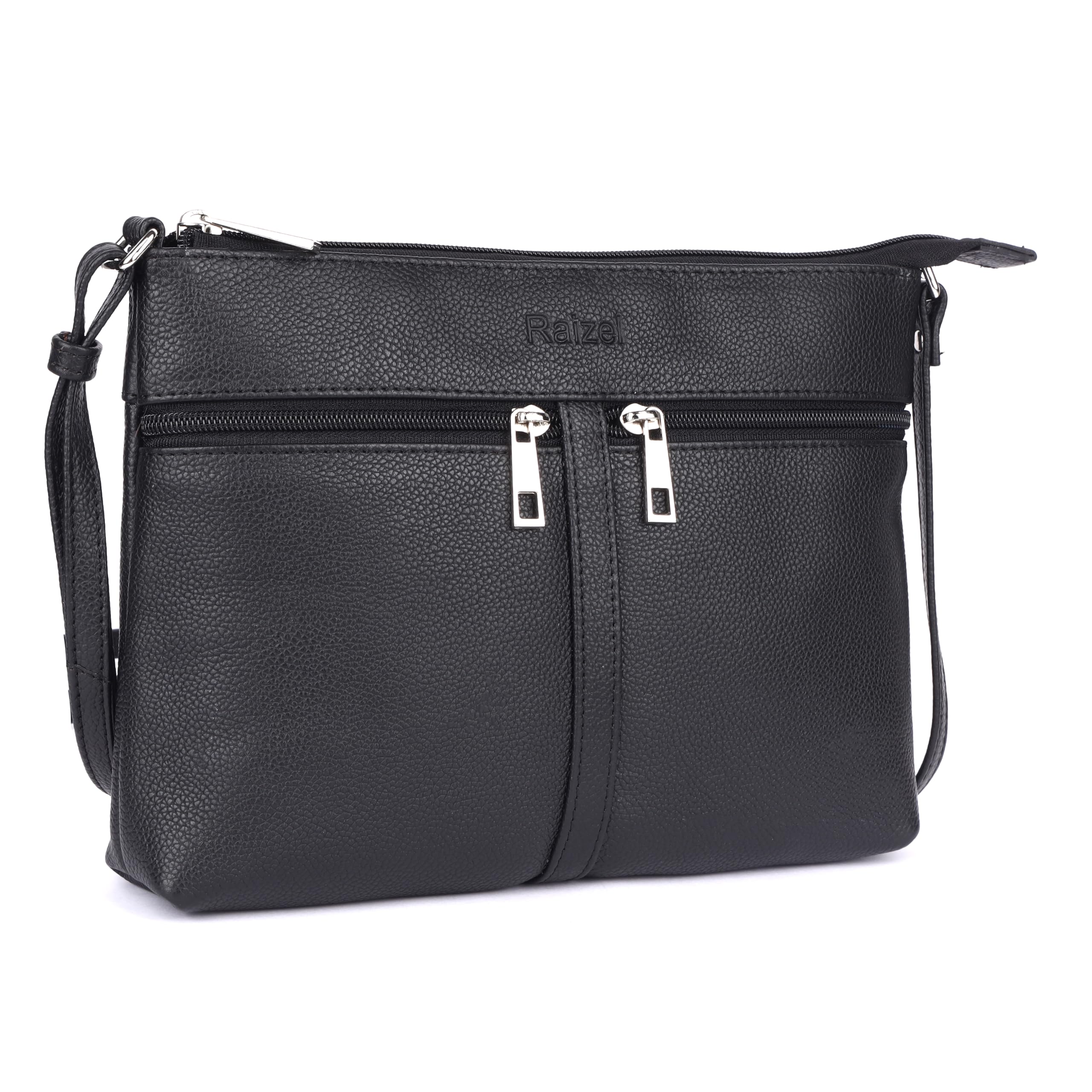 real leather, sling-crossbody bag for women's colour brown with a Branded cotton sack.-image-41