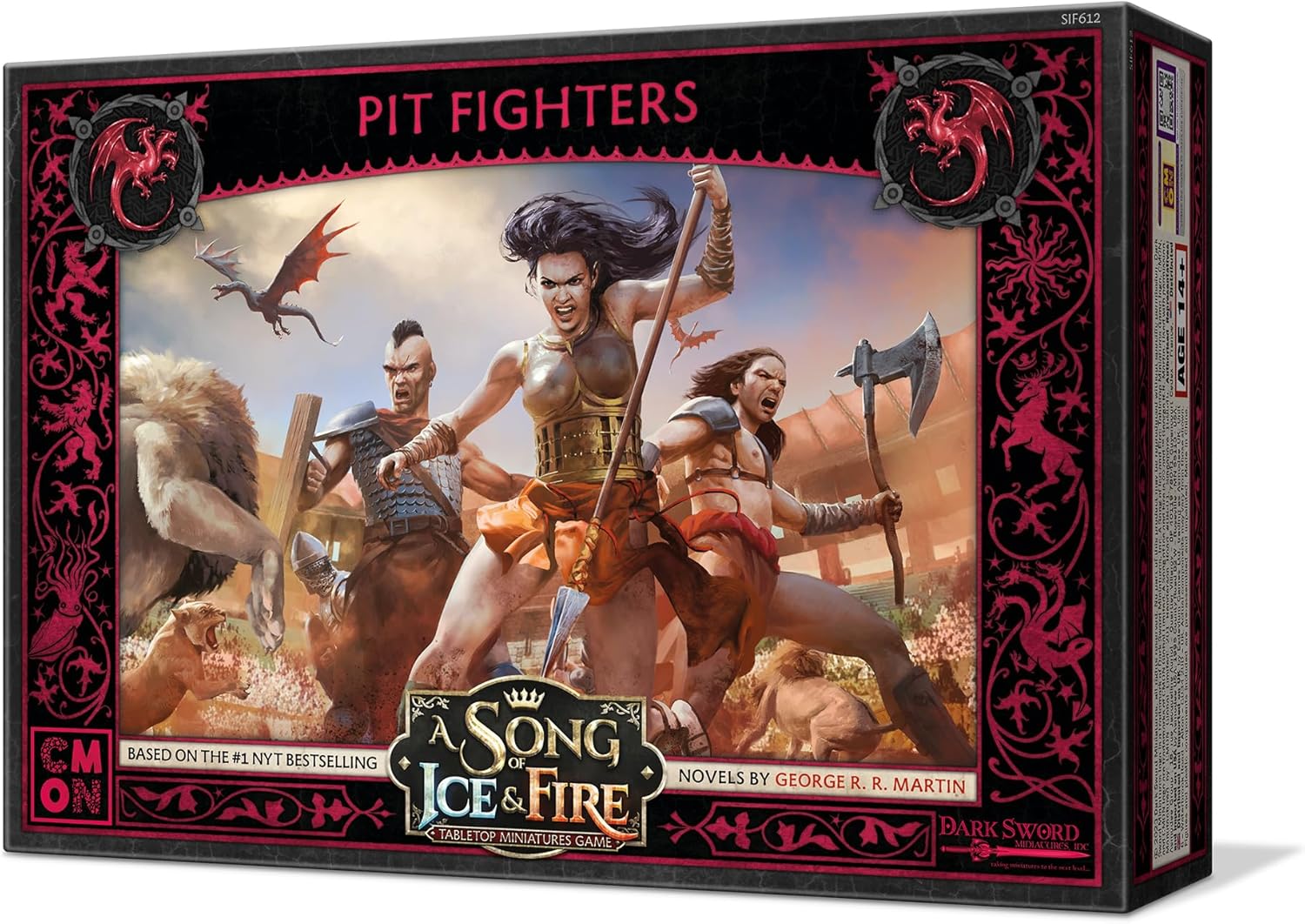 A Song of Ice and Fire Tabletop Miniatures Game Pit Fighters Unit Box - Add Fearless Warriors to Your Battles! Strategy Game for Adults, Ages 14+, 2+ Players, 45-60 Minute Playtime, Made by CMON