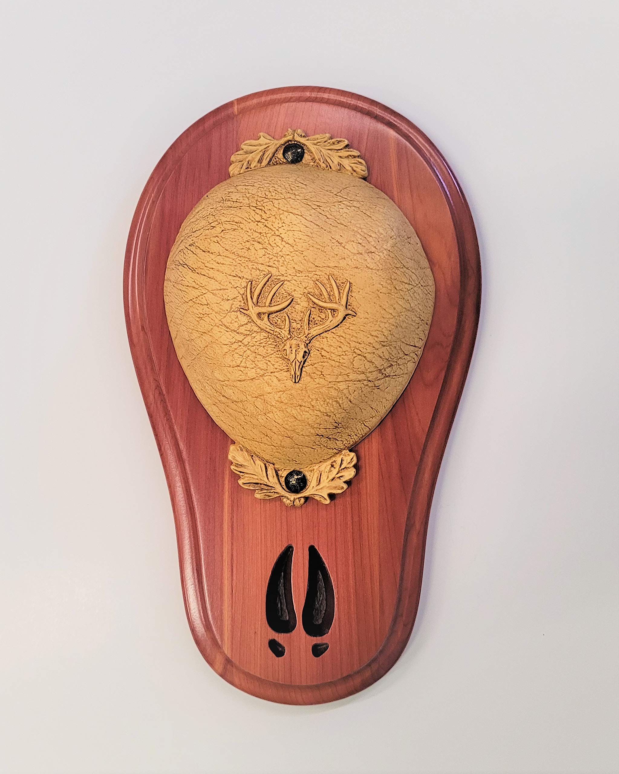 Taxidermists Woodshop TTW Cedar Deer Track Antler Mounting Kit