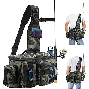 Paladin Angeltasche Mit 6 Köderboxen - Große Tackle Tasche 44x31x31cm Für Angelzubehör