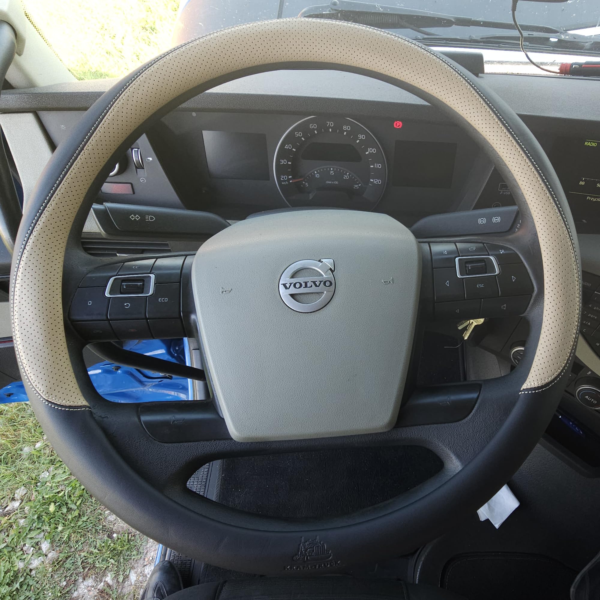KRAM-TRUCK Capuchons de vitres Matelassé 4 Pièces, Compatible au Man