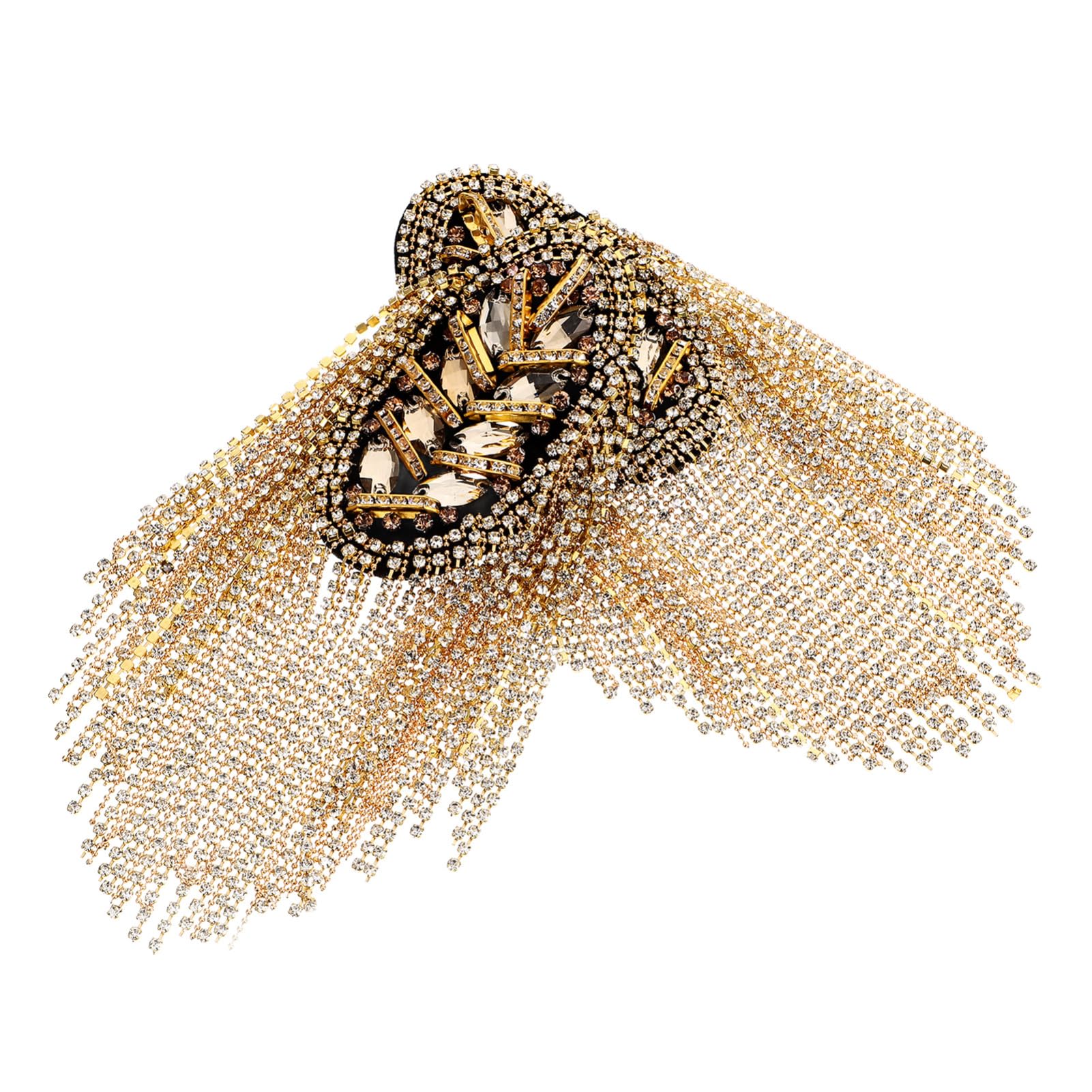 Épaulettes à pompon vintage NUOBESTY pour sublimer une veste de soirée chic