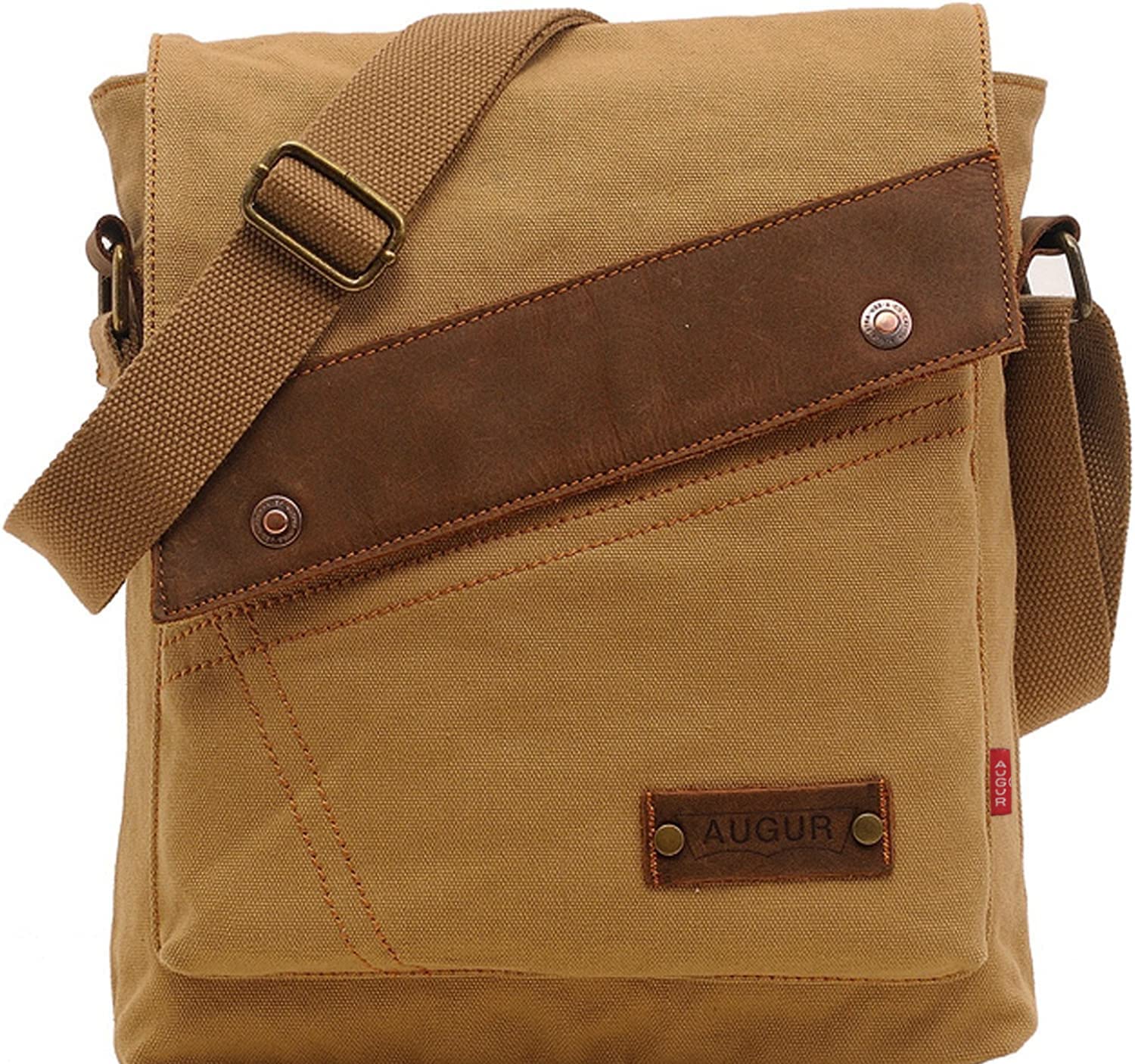 Messenger Bag, Vintage Small Canvas Shoulder Bag Crossbody Purse