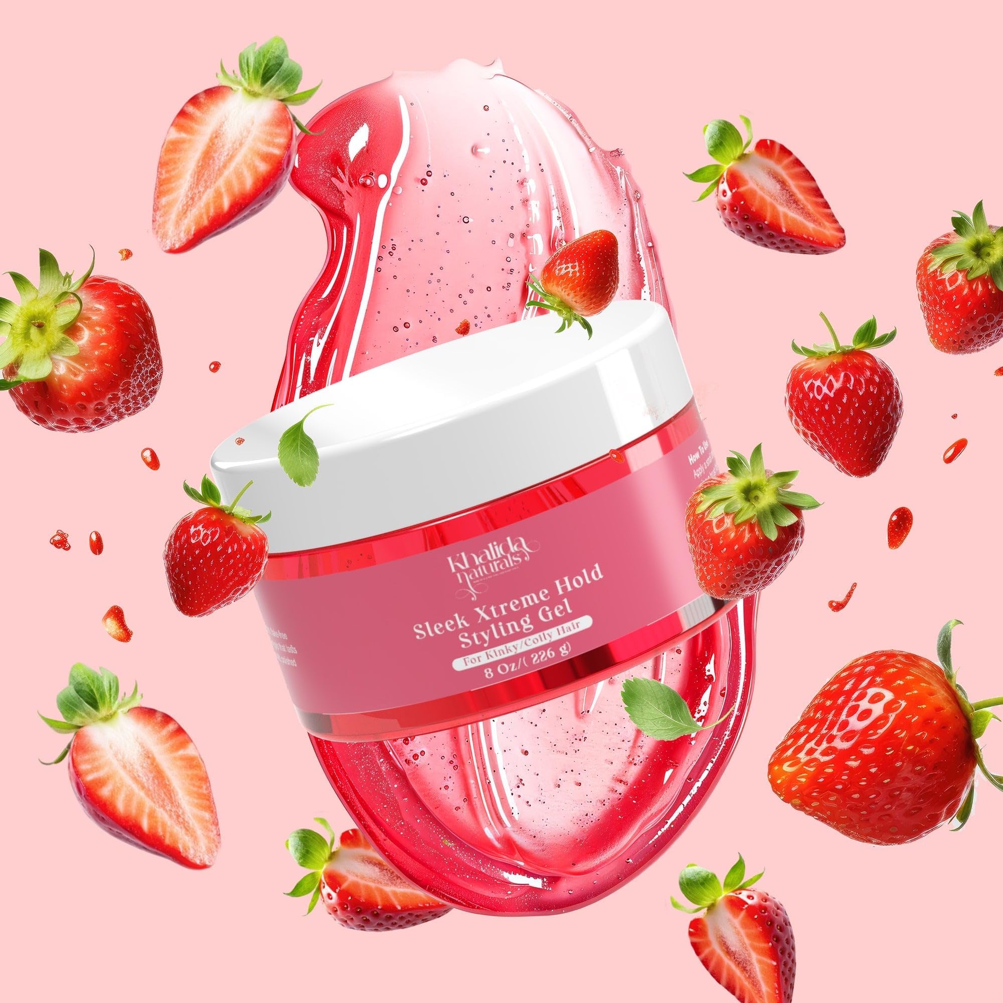 Amazon.com : KhalidaNaturals Sleek Xtreme Hold Styling Gel, type 4